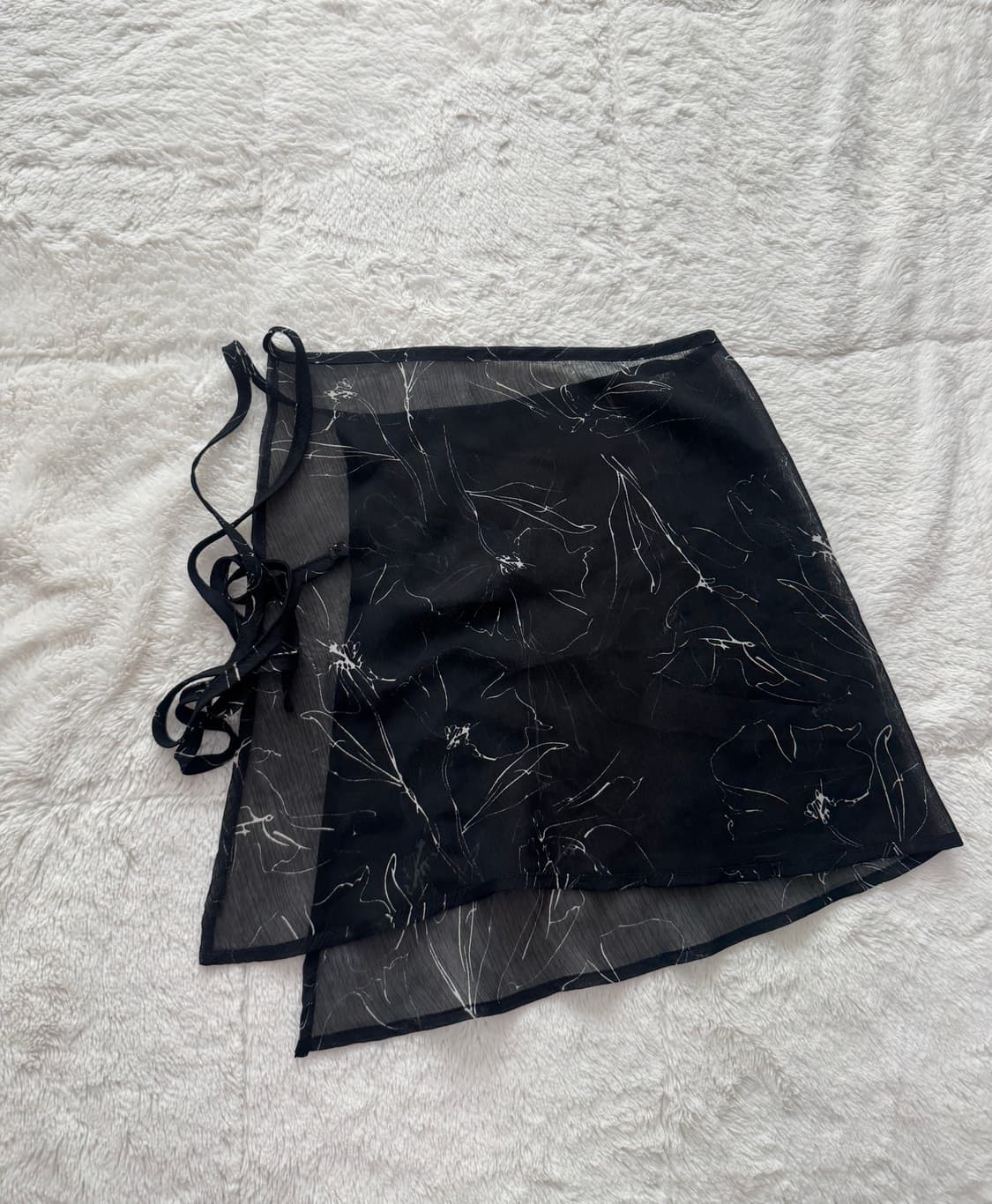 체리퀴리 플라워 랩 팬츠 2사이즈 상품이미지5