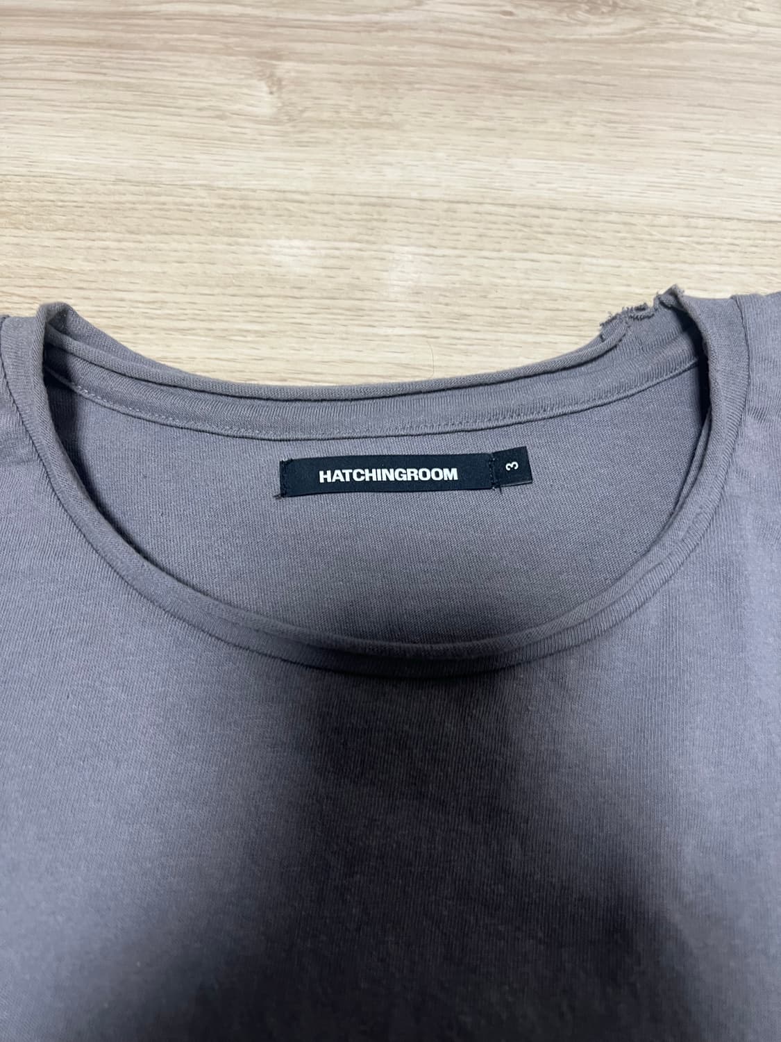 해칭룸 boxer tee 그레이 상품이미지4