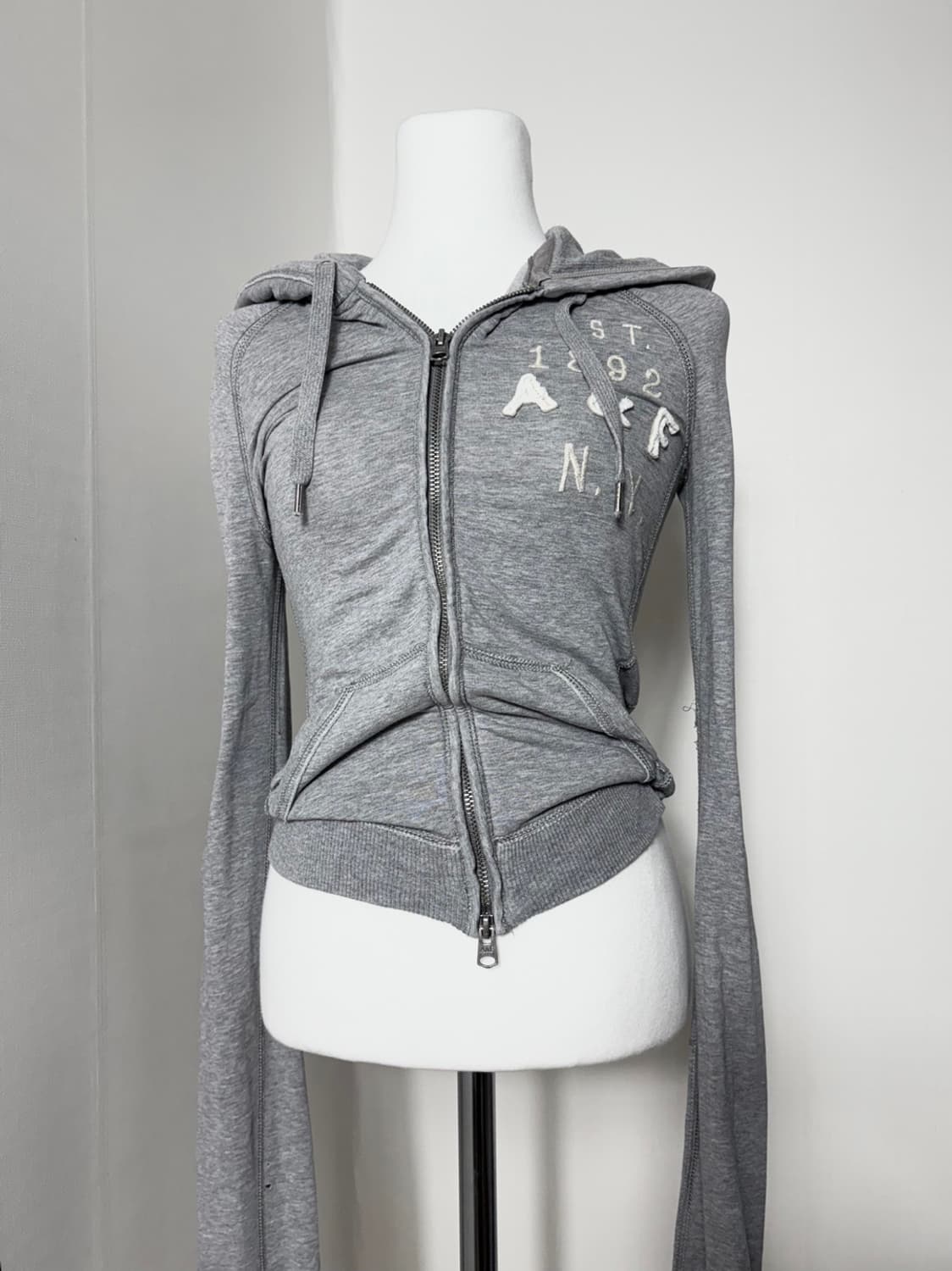 아베크롬비 그레이 딱붙 후집 상품이미지2