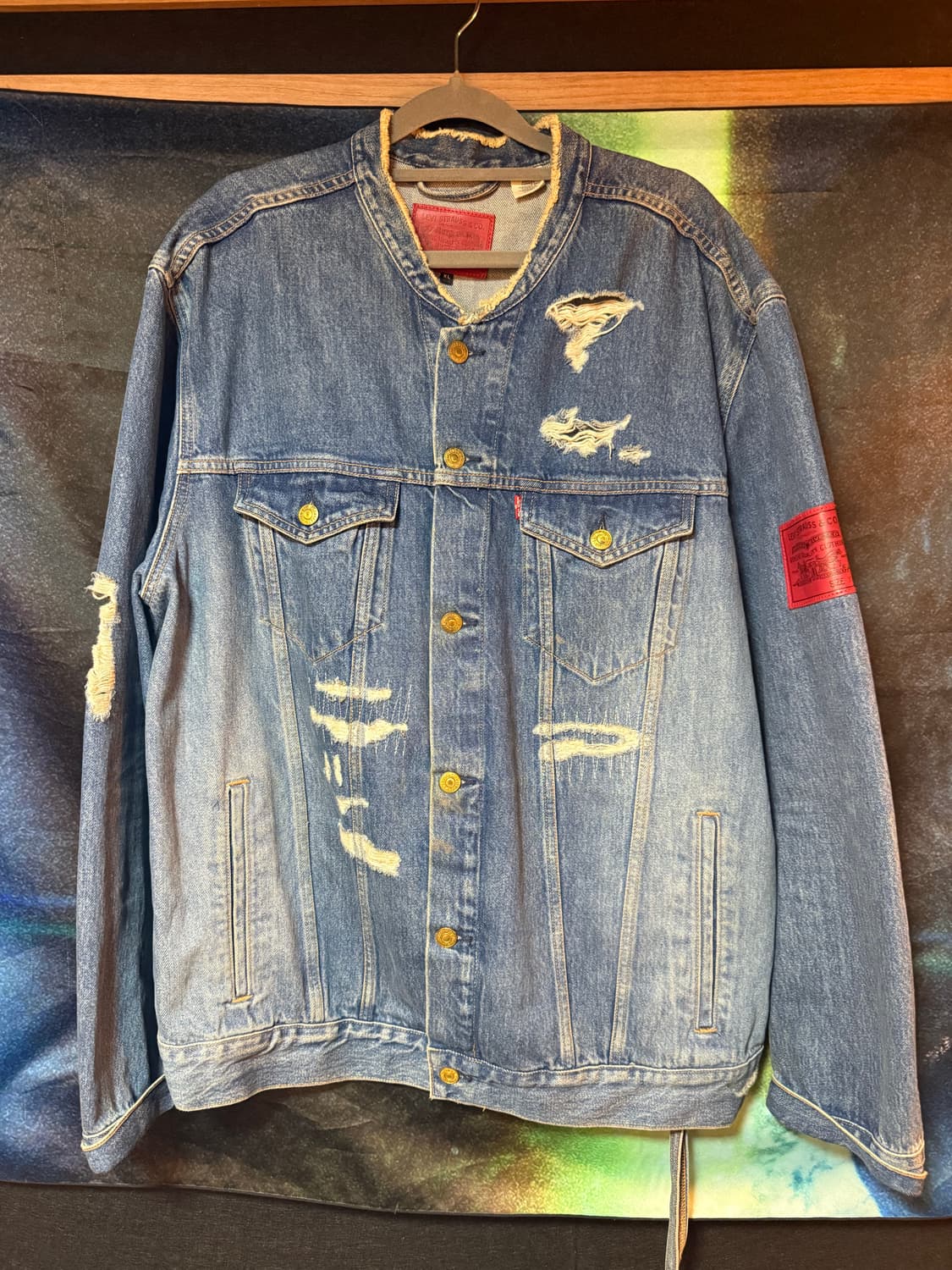 Kith x Levi's Strawberry Trucker Jacket 상품이미지1