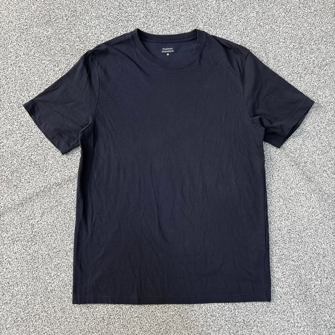 M 무신사스탠다드 반팔티 라운드 네이비 0311J 상품이미지1