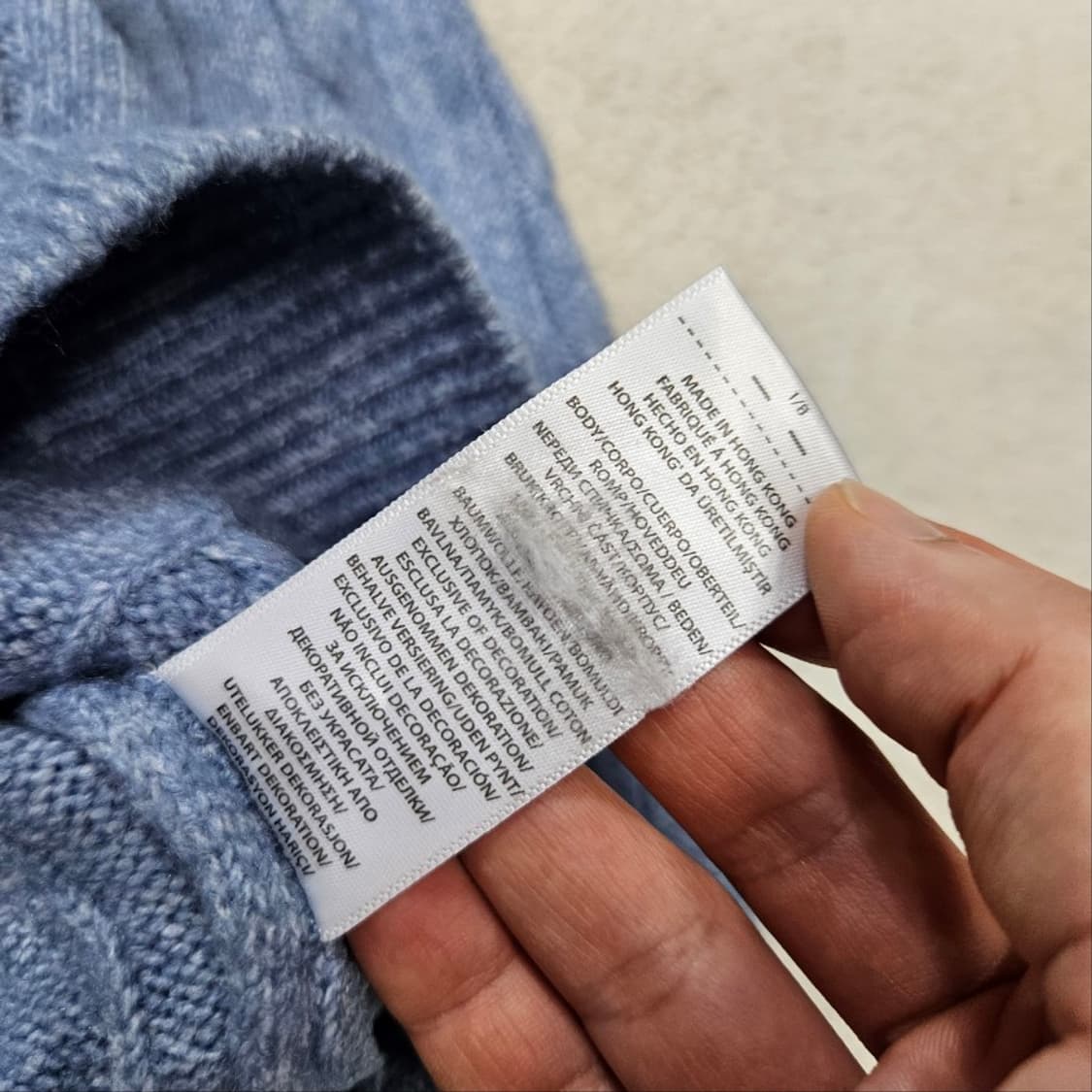 폴로 랄프 로렌 울 케이블 가디건 S 상품이미지8