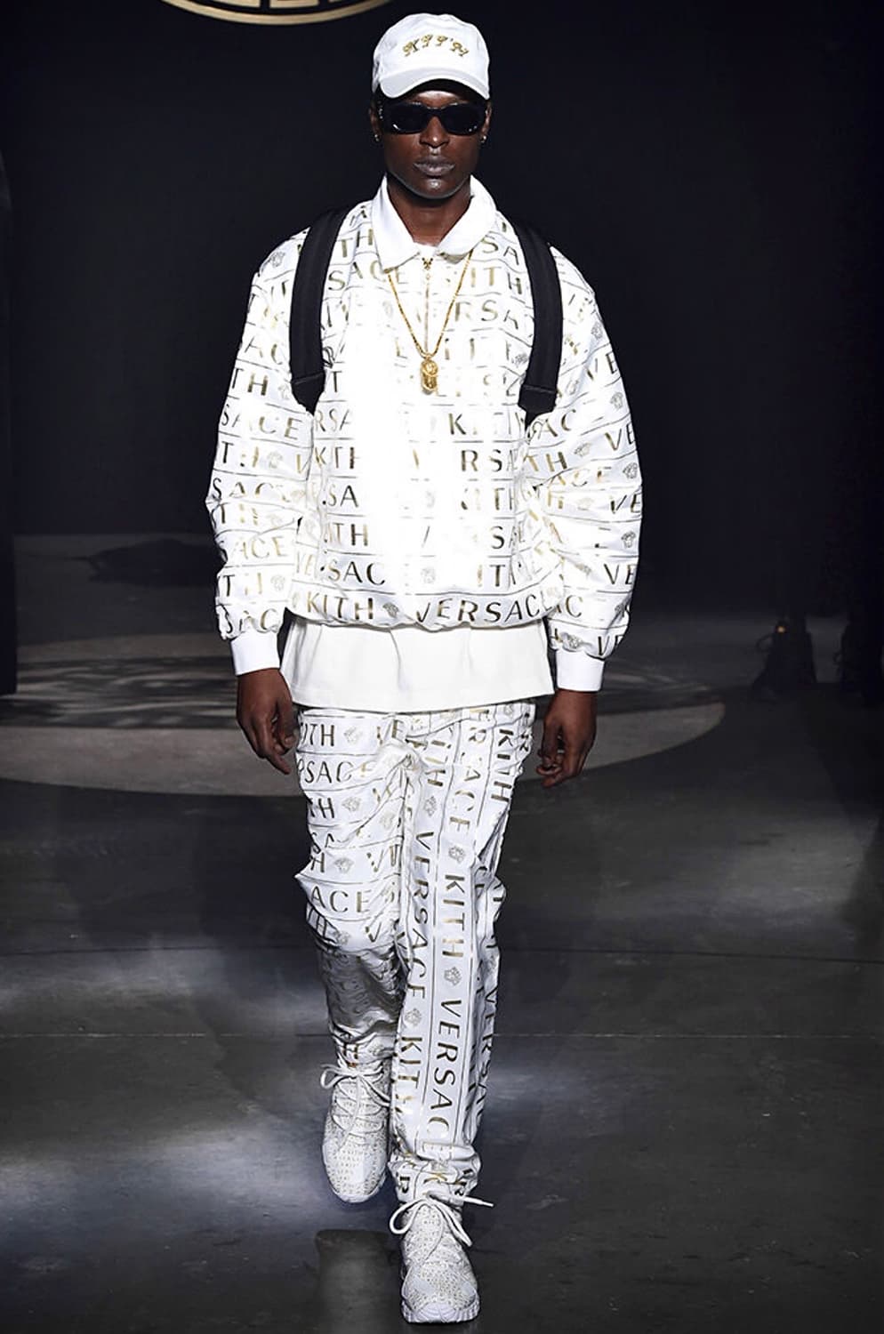 KITH x VERSACE 키스 베르사체 모노그램 나일론 트랙 팬츠 상품이미지1