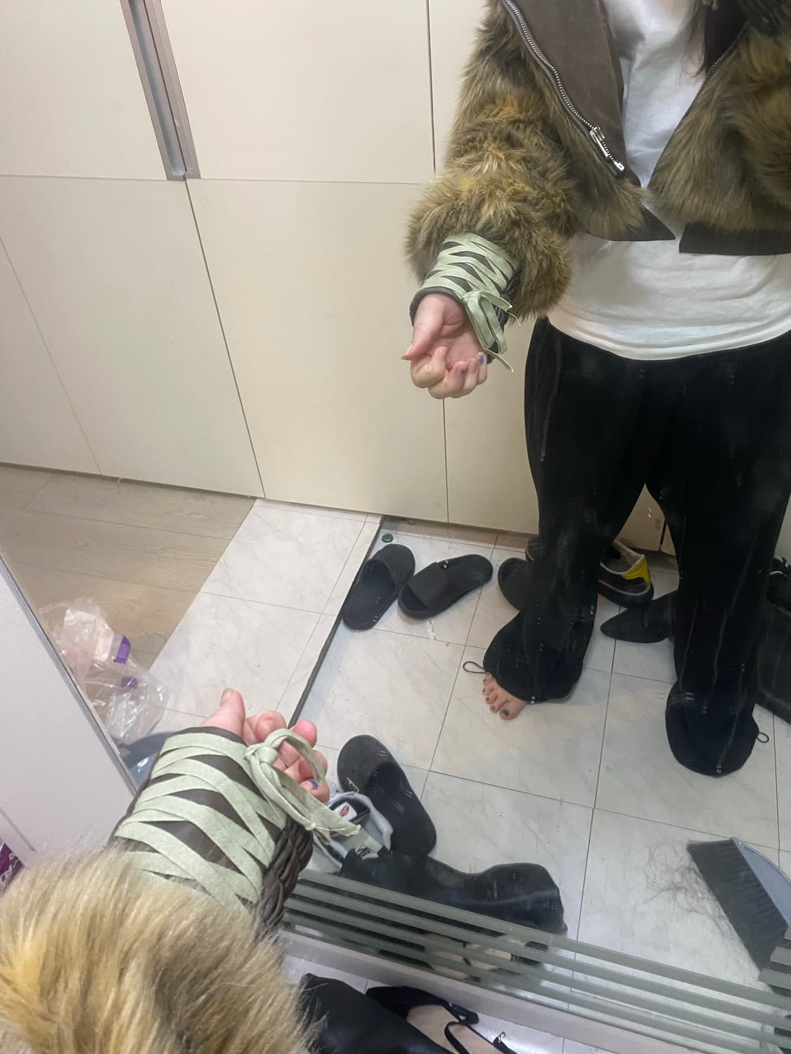 빈티지 퍼 자켓 상품이미지3