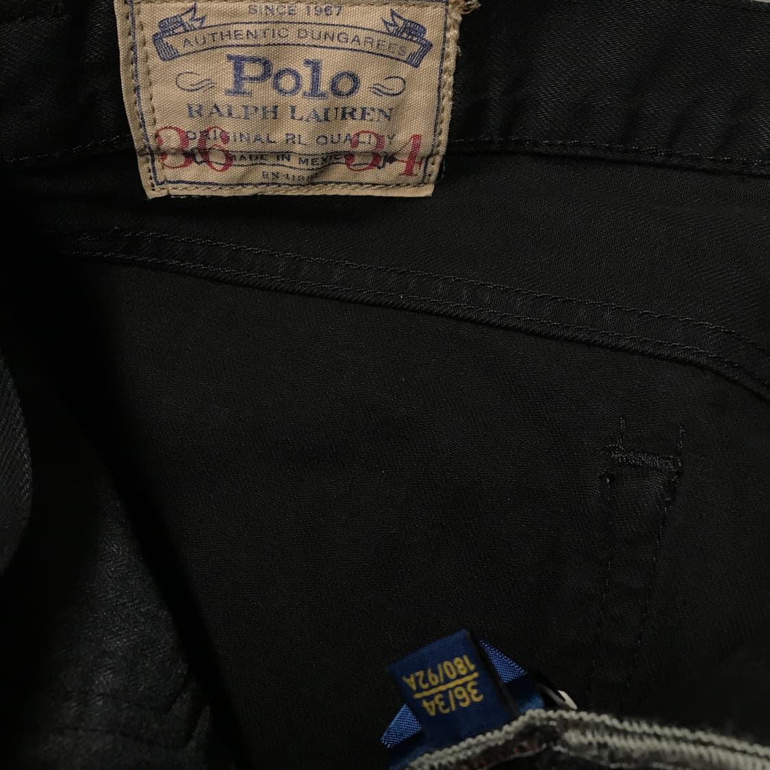 폴로 랄프로렌 코튼 팬츠 블랙 36/34 상품이미지7