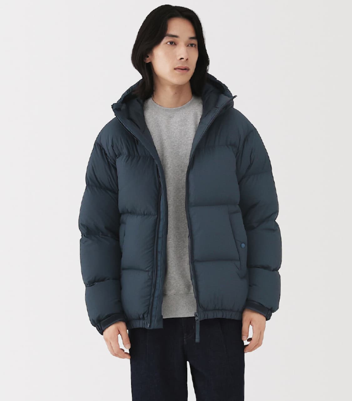 무인양품 경량다운 포케터블 후드 재킷 패딩 XL 상품이미지1