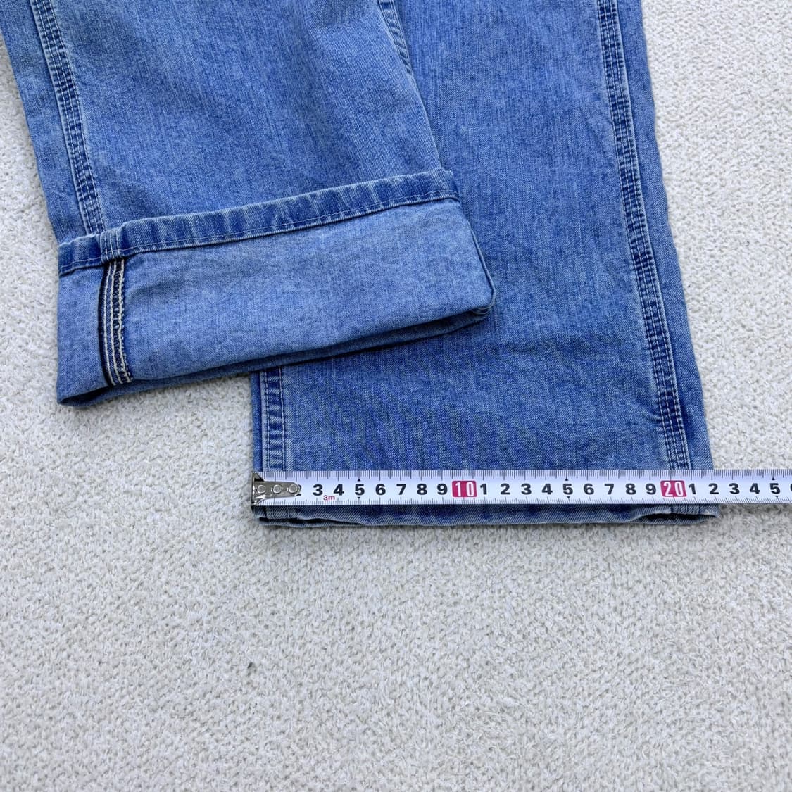 33X32 리 루즈핏 던가리 데님 펜츠 0428E 상품이미지9