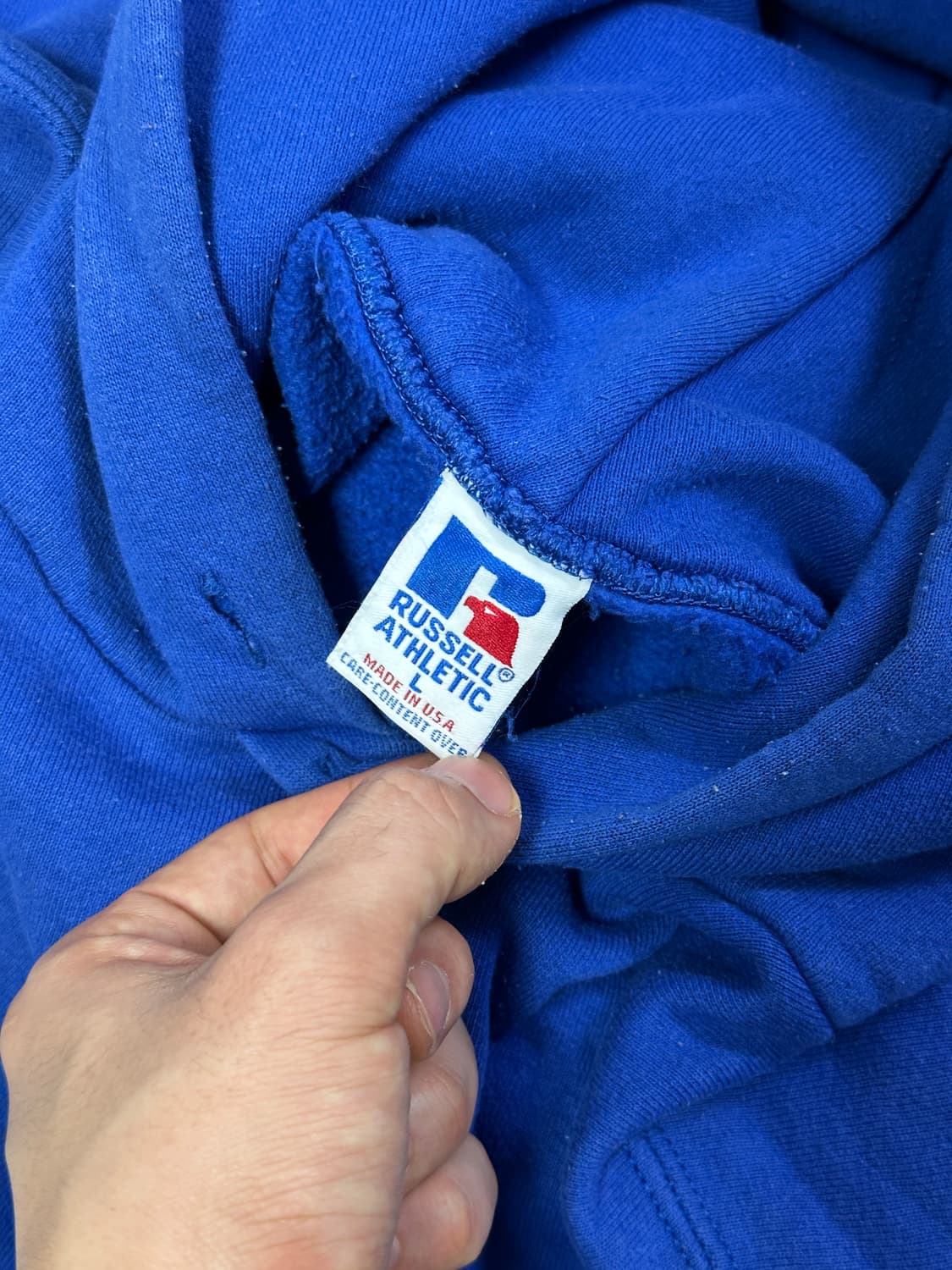 러셀 후드티 로얄 블루 L 상품이미지1