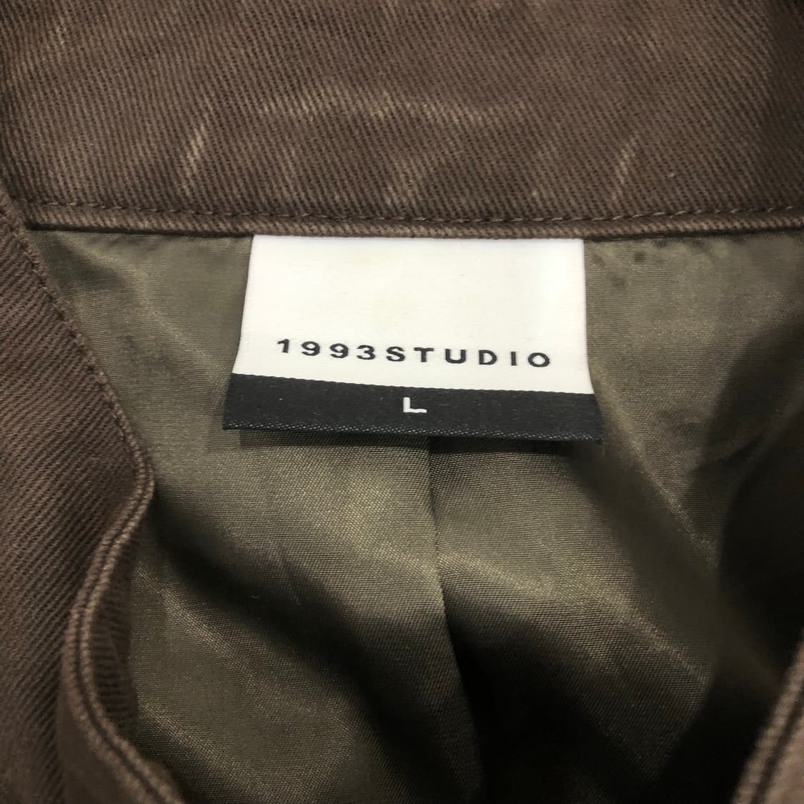 1993스튜디오 빈티지 코튼 트윌 투웨이 바이커 자켓 상품이미지4