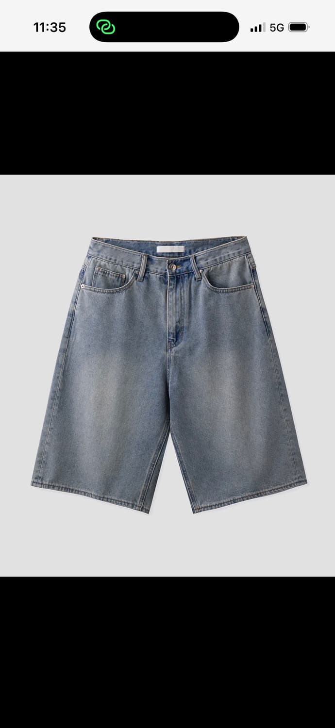 브랜디드 BERMUDA DENIM SHORTS [LIGHT BLUE] 상품이미지1