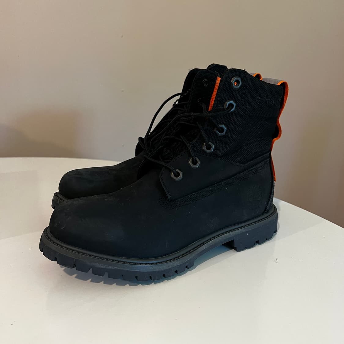 팀버랜드 6인치 스티치 블랙 워커 상품이미지1