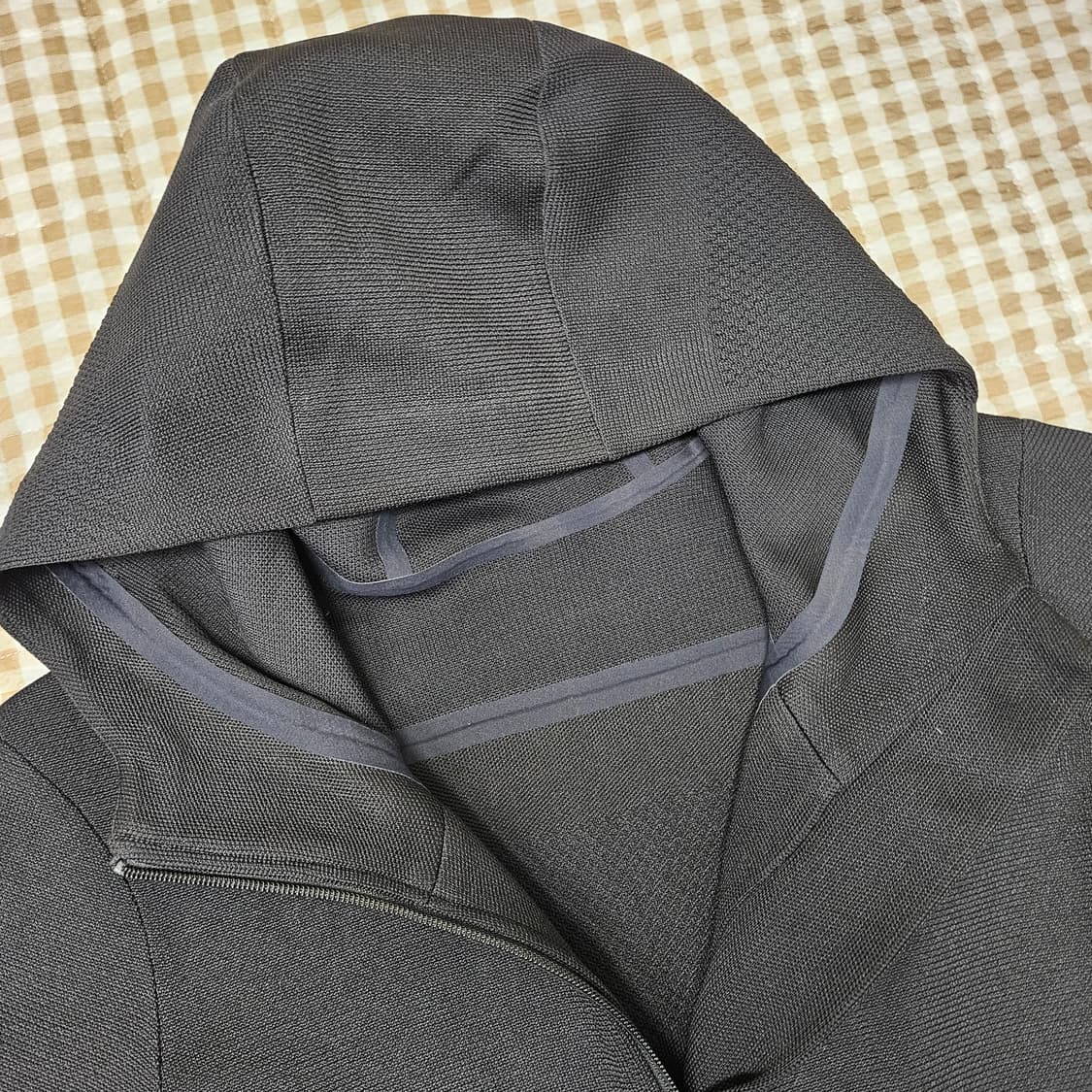 데상트 퓨전니트 롱 코트 자켓 남자100 상품이미지3