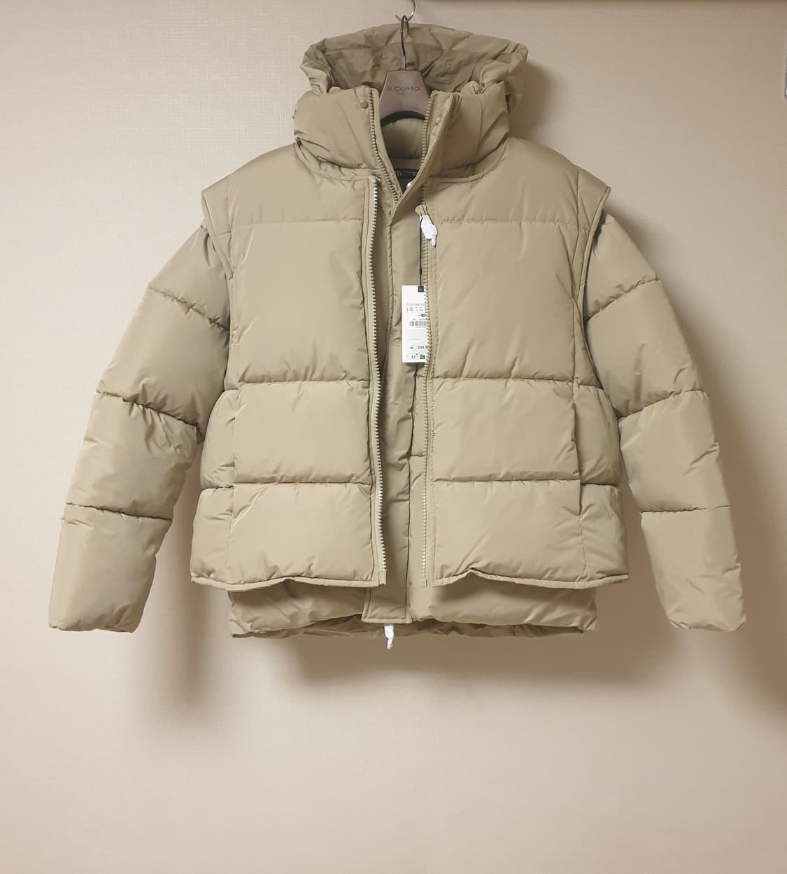 자라 디테처블 베스트 패딩점퍼 XL 상품이미지8