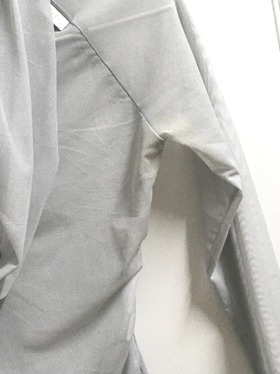 스컬프터 메쉬 Mesh Shirring Zip Up Hoodie Ice 상품이미지4
