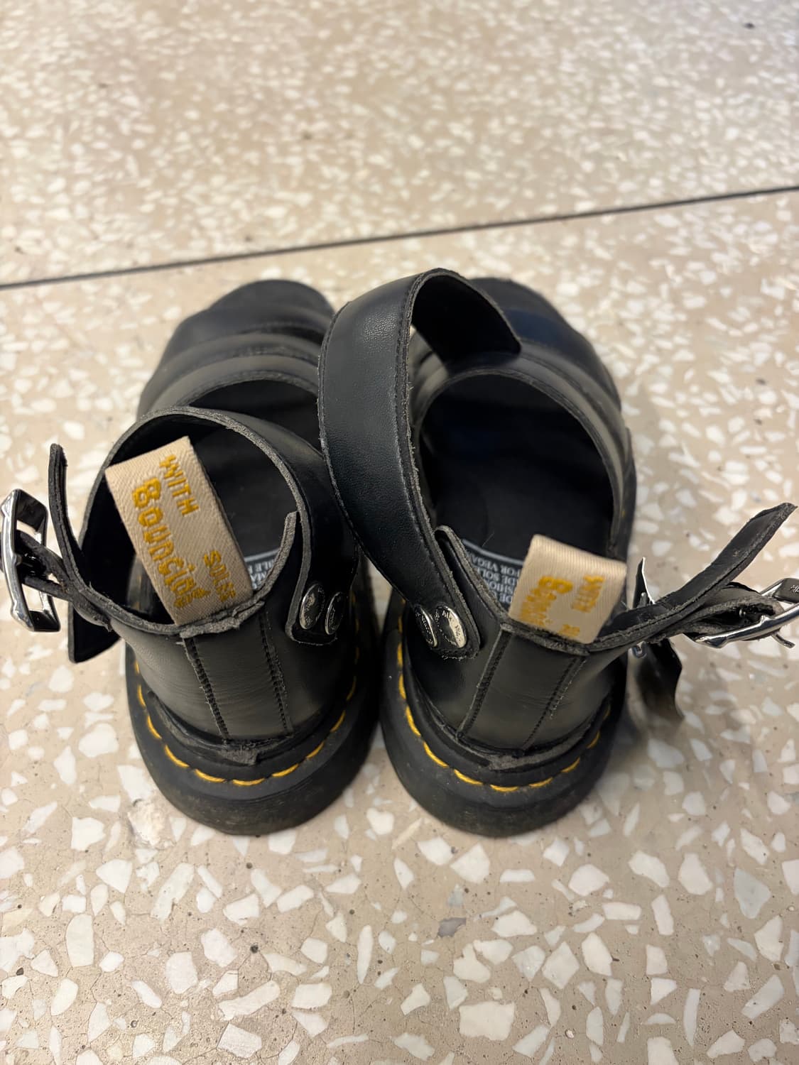 Dr. Martens Black Strap Sandals 상품이미지5