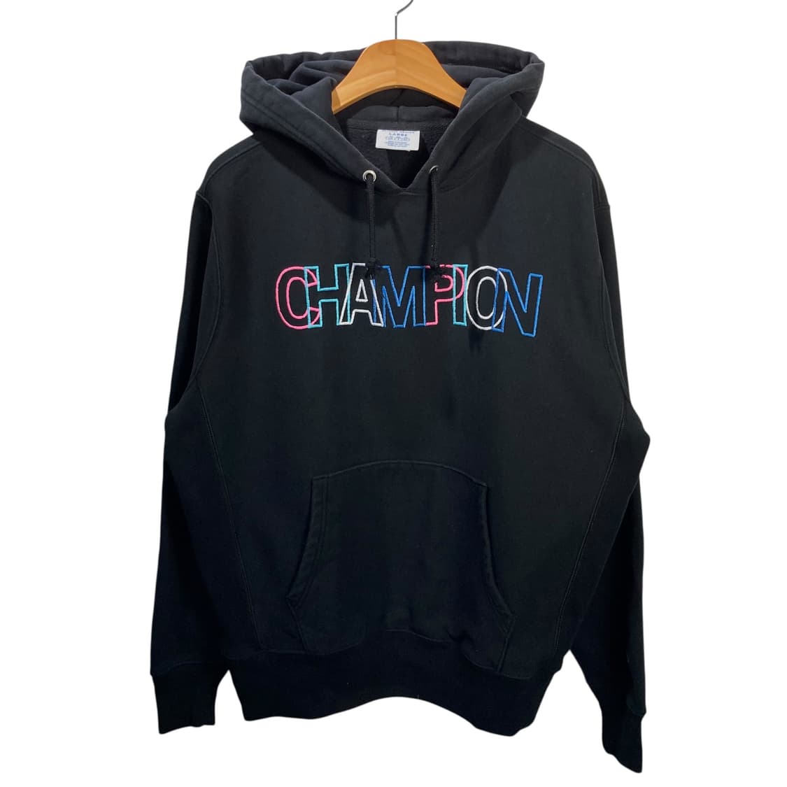 챔피온 블랙 후드 상품이미지2