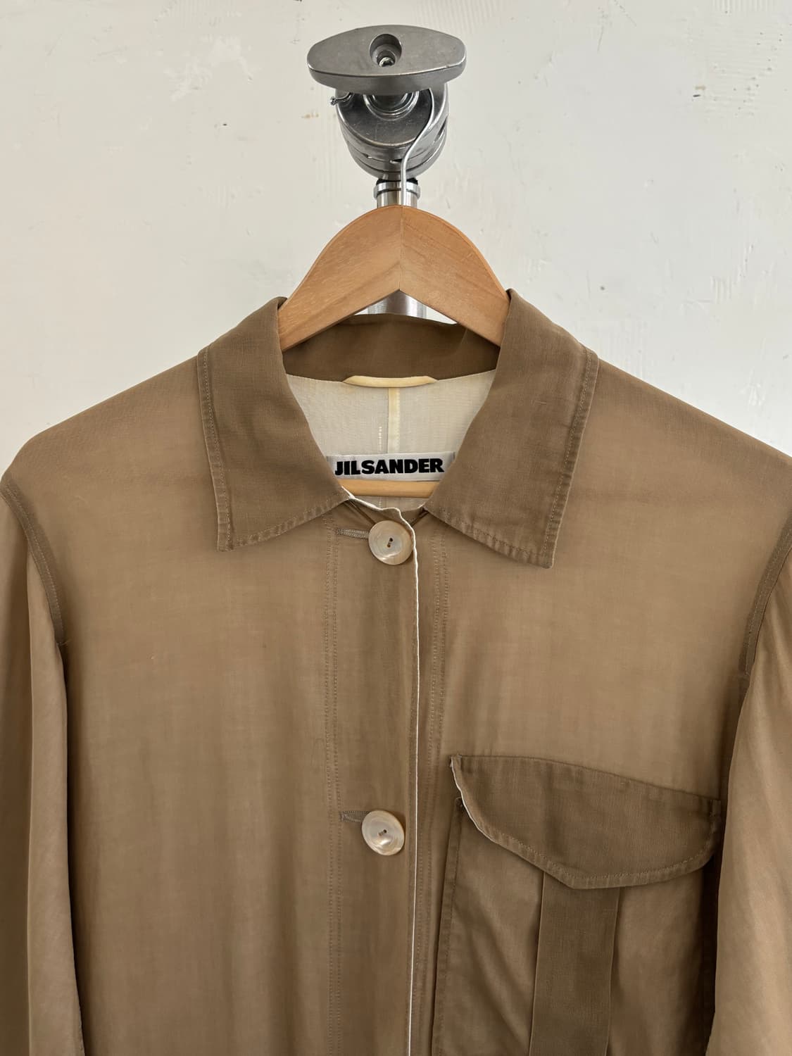 Jil Sander 질샌더 베이지 쓰리 포켓 셔츠 자켓    상품이미지4