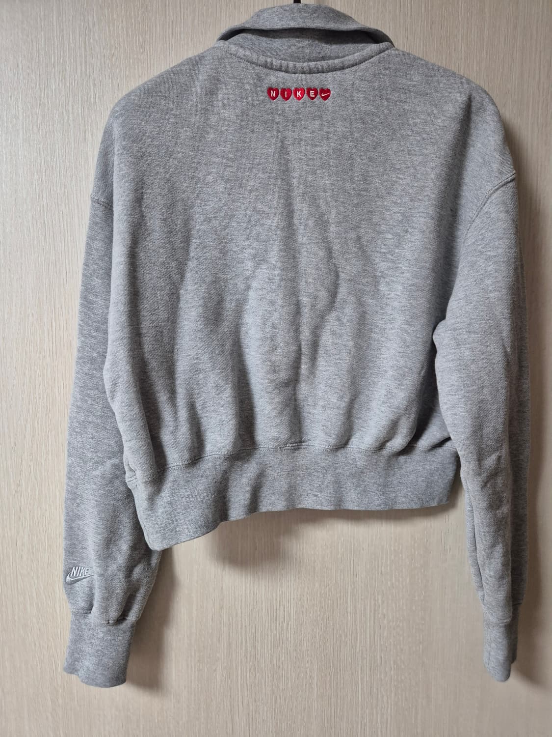 (25년) 나이키 피닉스 하프집업 크롭 맨투맨 티셔츠 XS 상품이미지3