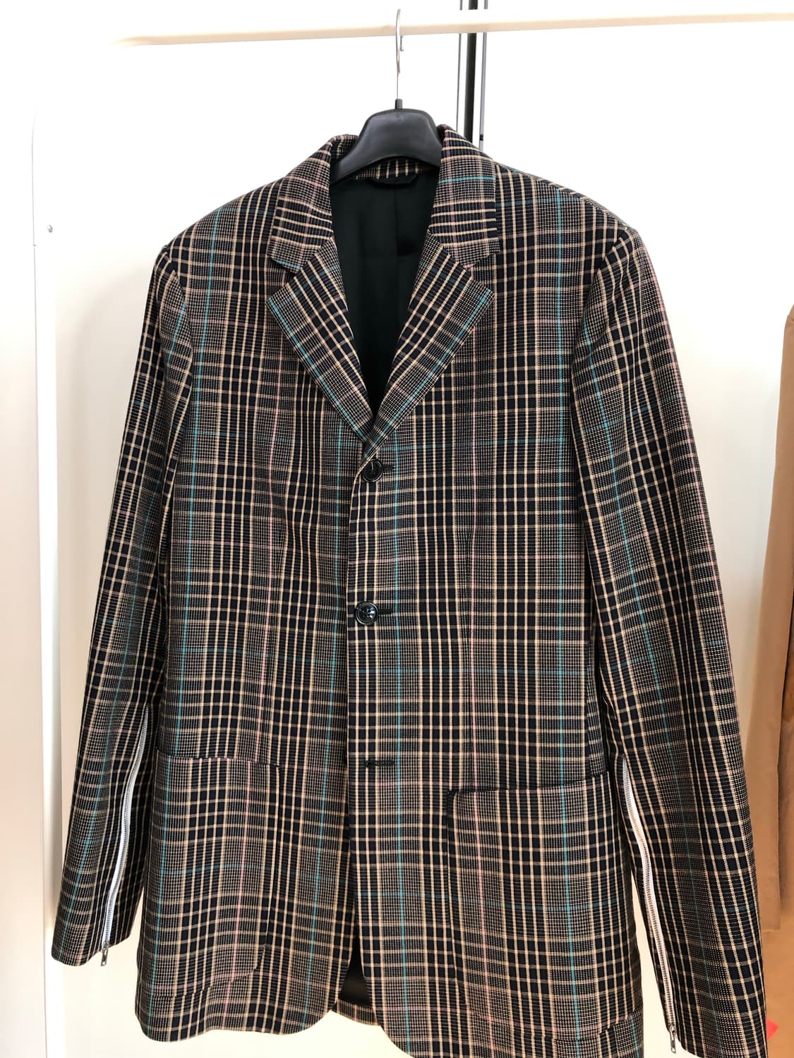 라프시몬스 오픈 벤트 디테일 블레이저 상품이미지2