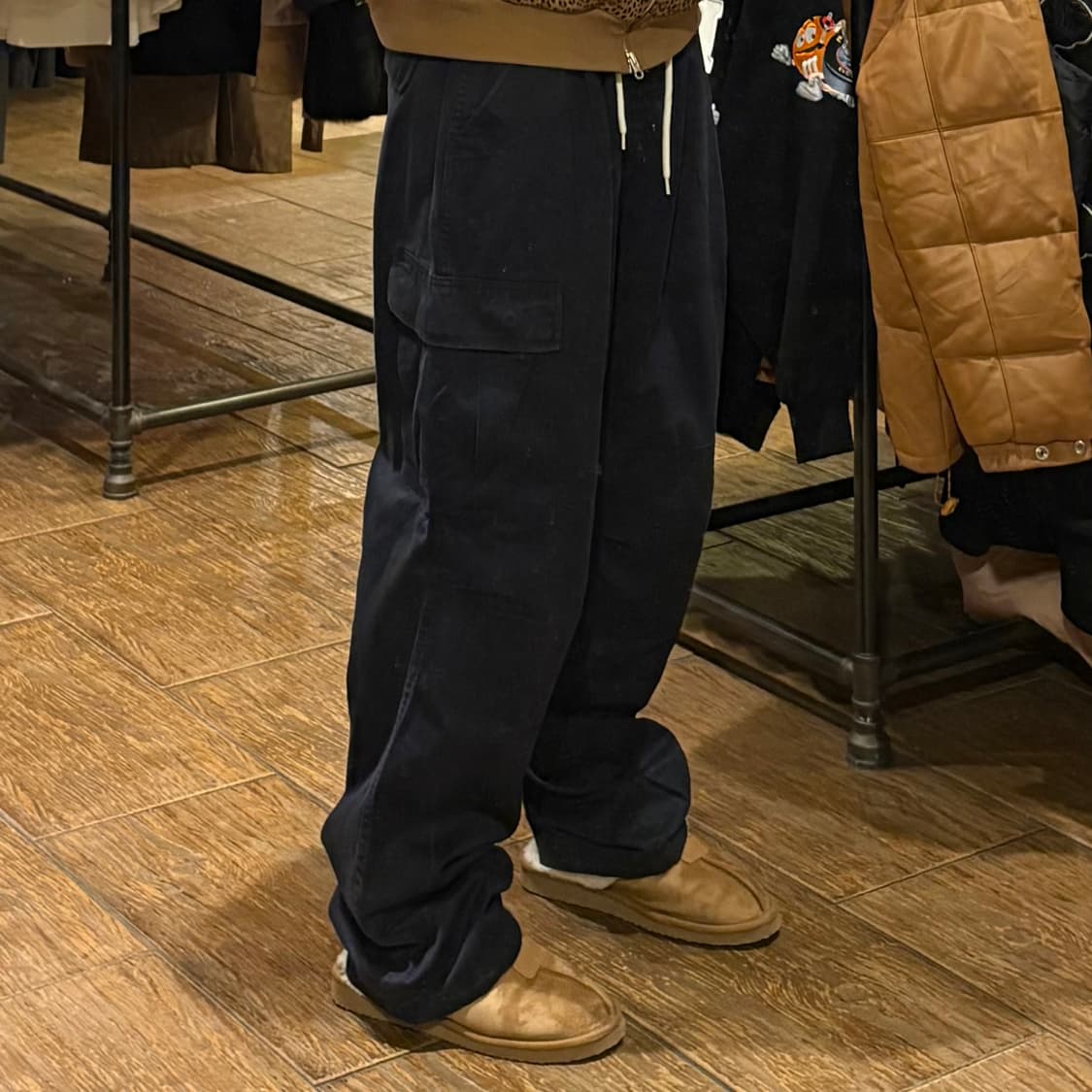 [HI] VTG 카고 팬츠 네이비 상품이미지4