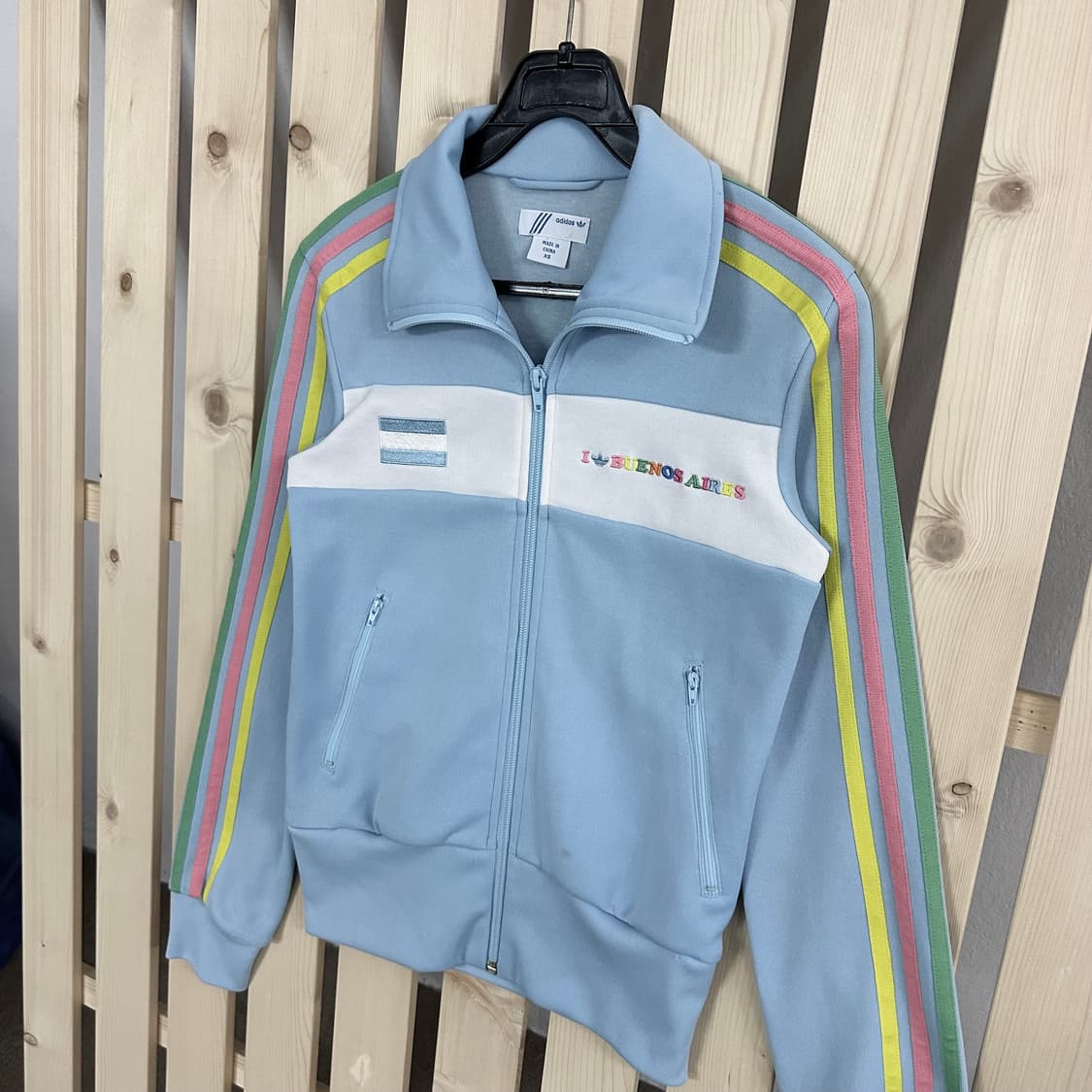 (XS) 아디다스 부에노스 아이레스 스카이블루 트랙탑 져지 상품이미지3