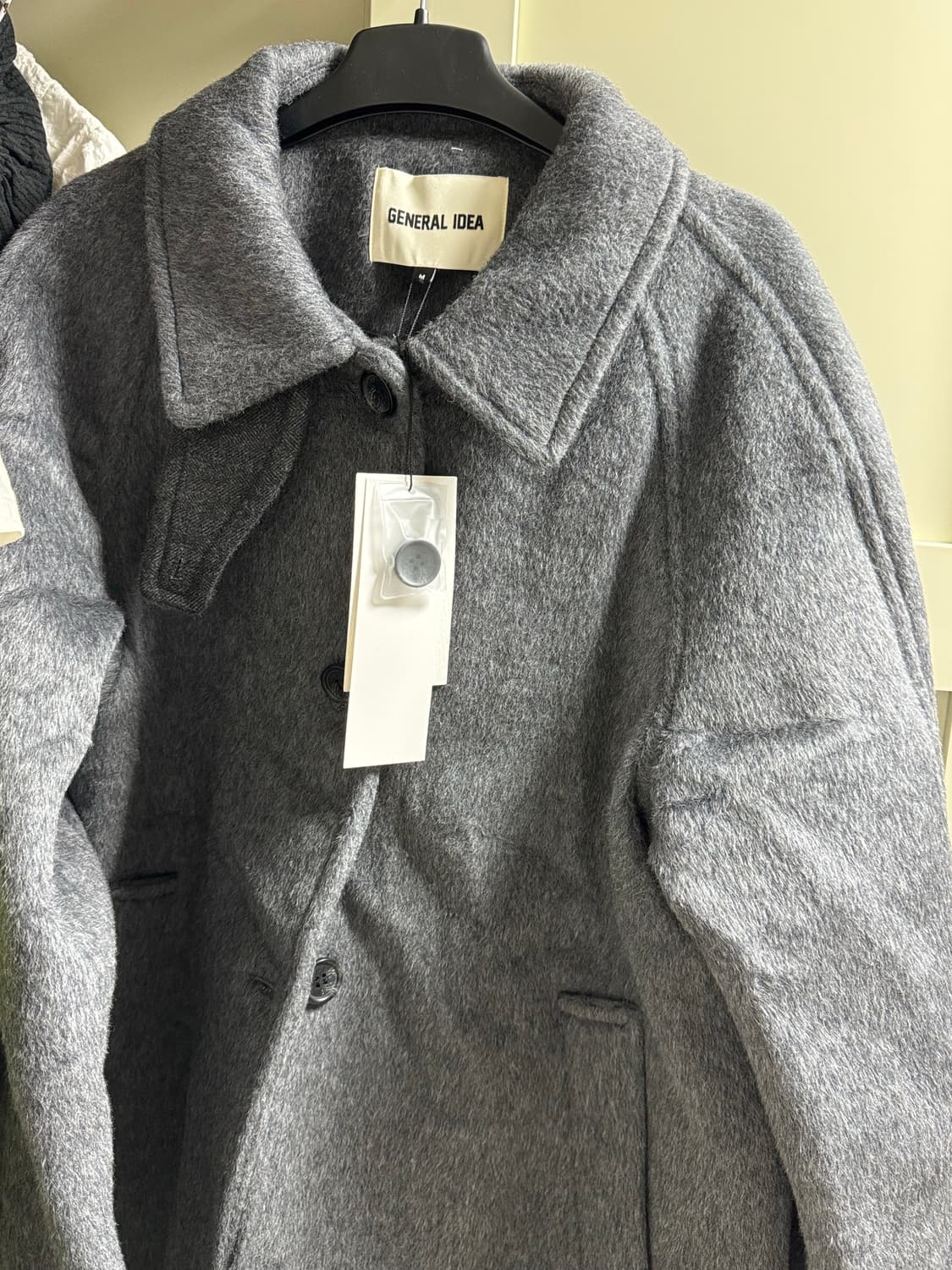 (새상품)제너럴아이디어 울발마칸 코트 M 상품이미지5