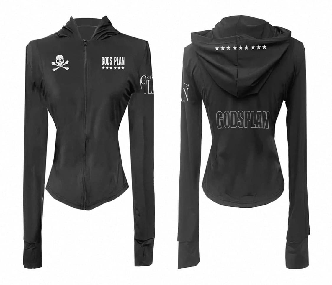 Gods plan 집업 빈티지 펑크 상품이미지3