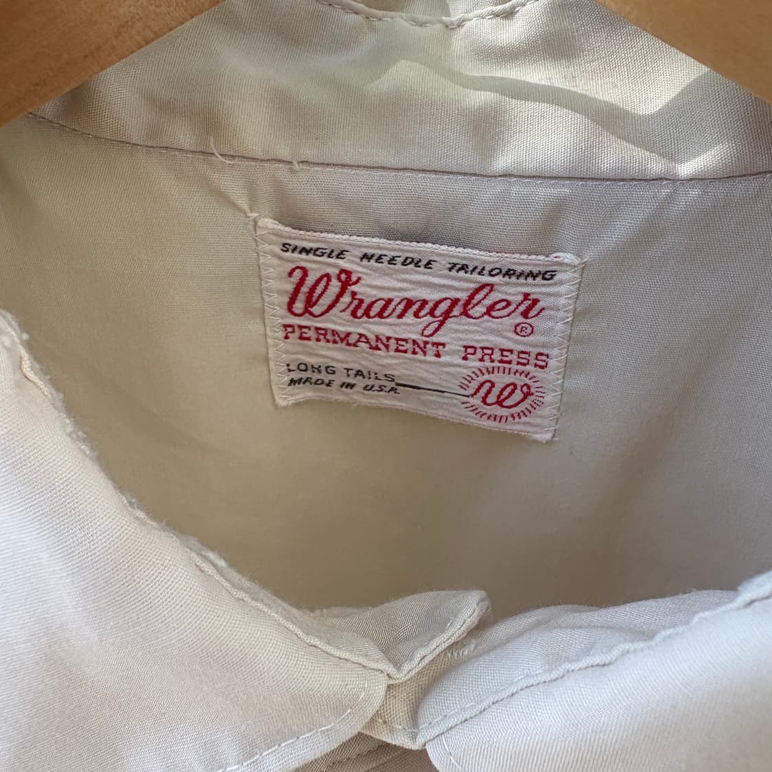 70s 랭글러 웨스턴셔츠 made in u.s.a 상품이미지3