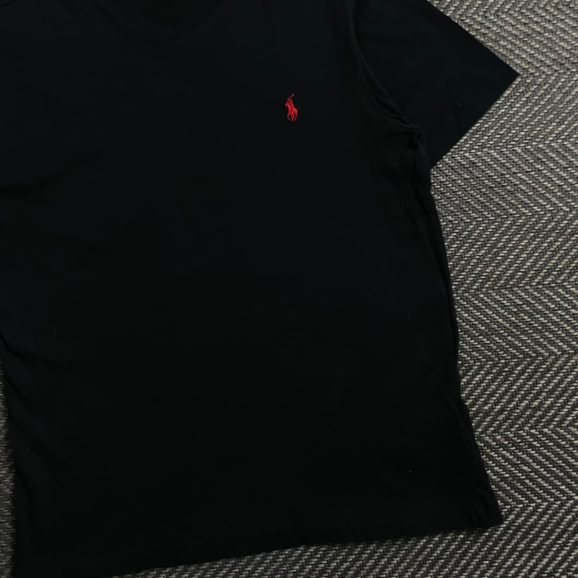 폴로 랄프로렌 포니 로고 브이넥 반팔티o 4136 상품이미지2