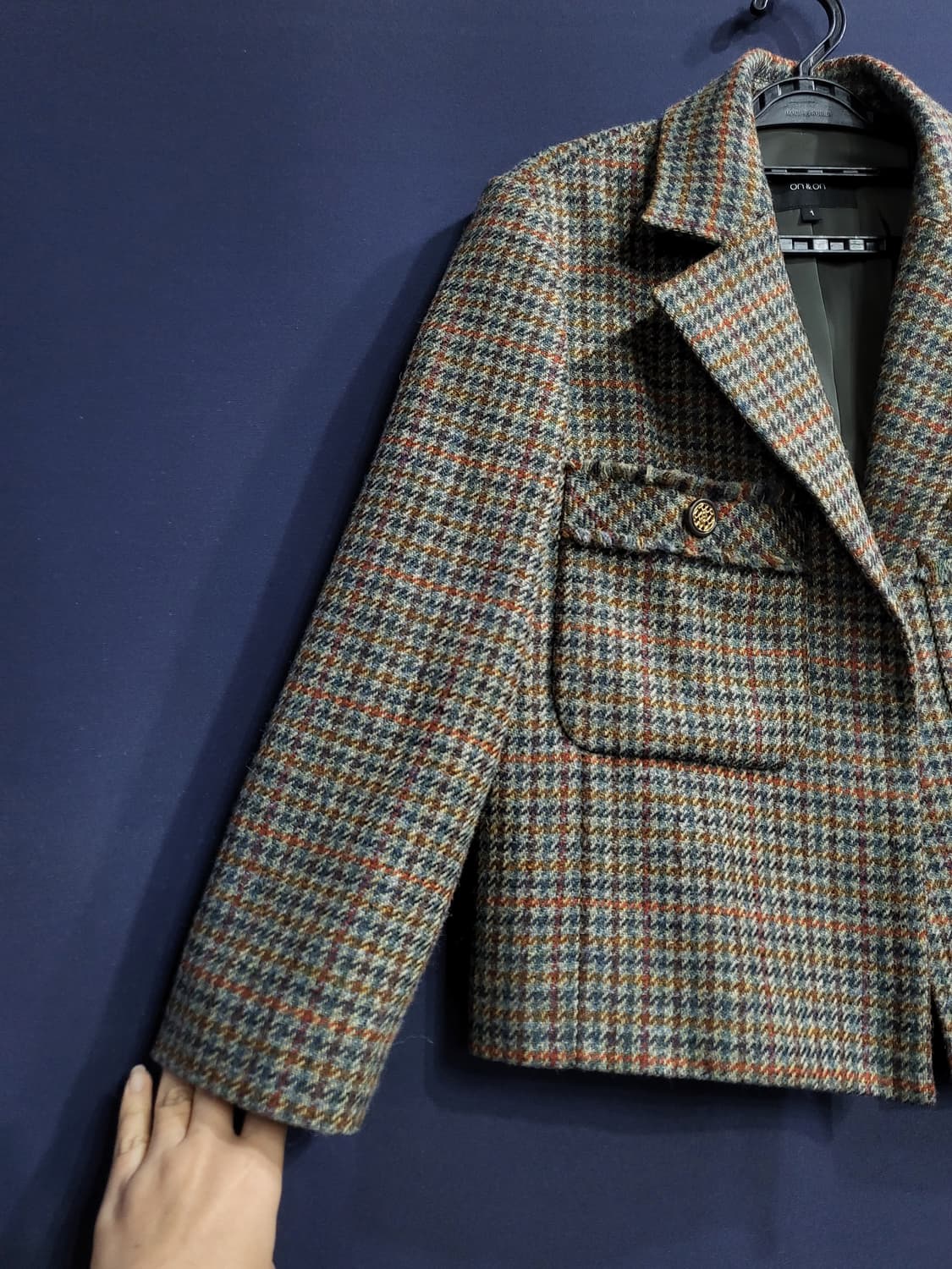 온앤온 원버튼 양모100%자켓 상품이미지2