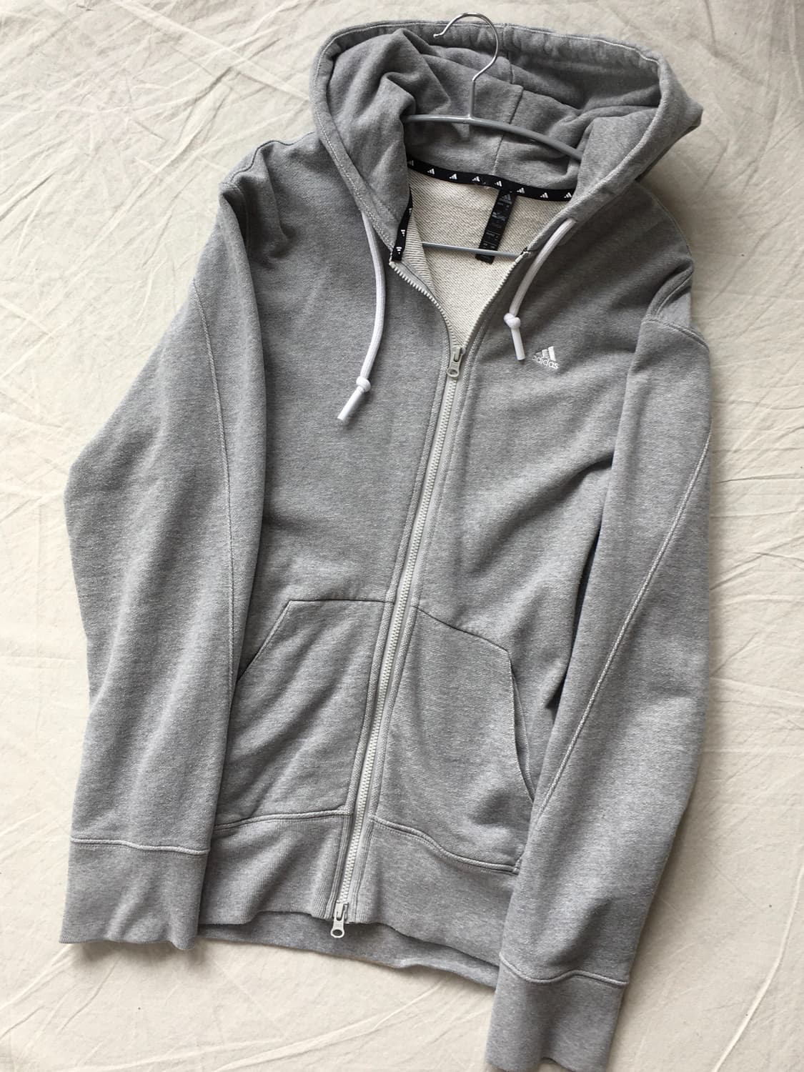 아디다스 가슴로고 후드집업 상품이미지3