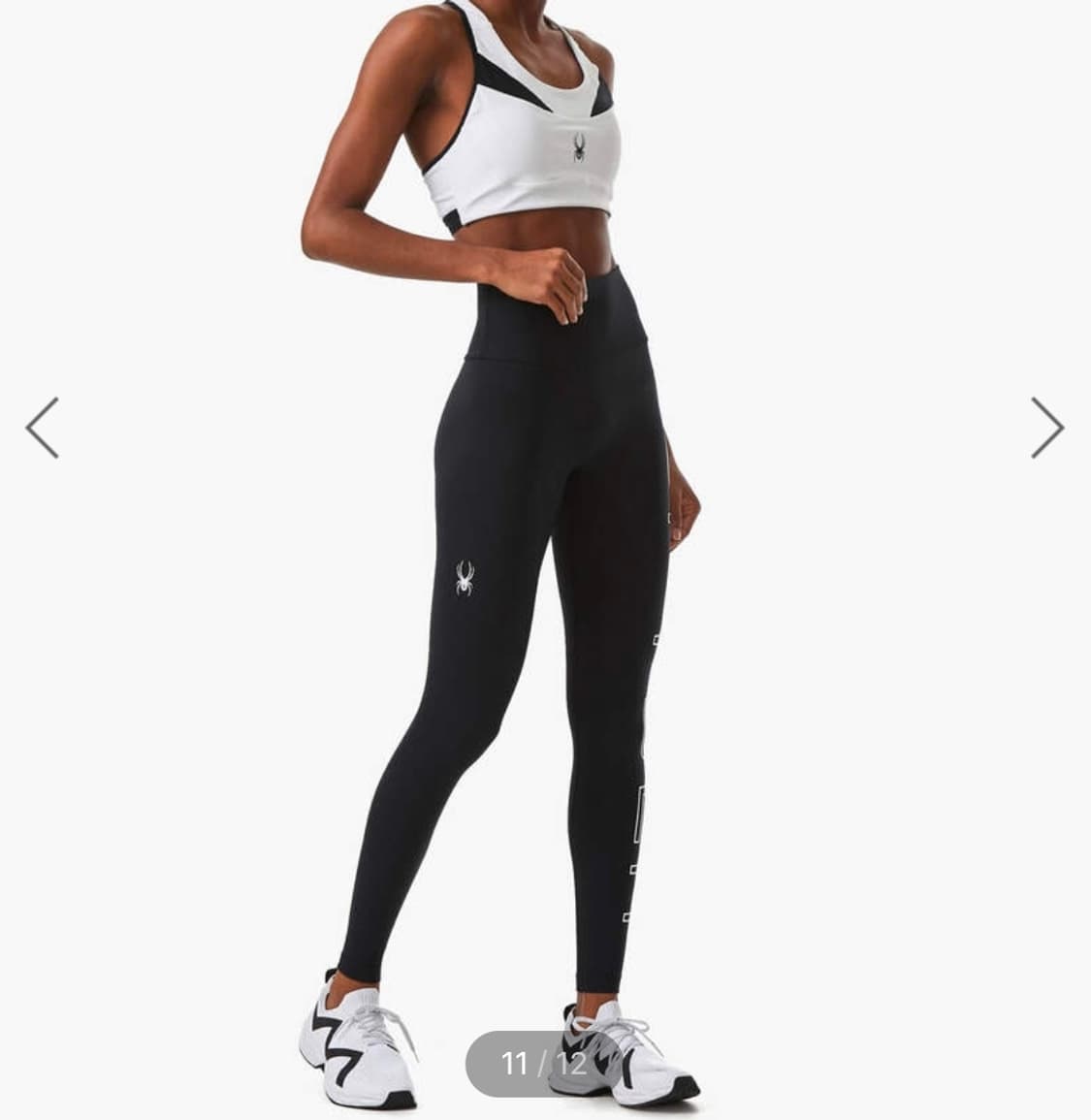 스파이더 사이드 레터링 레깅스 S 상품이미지2