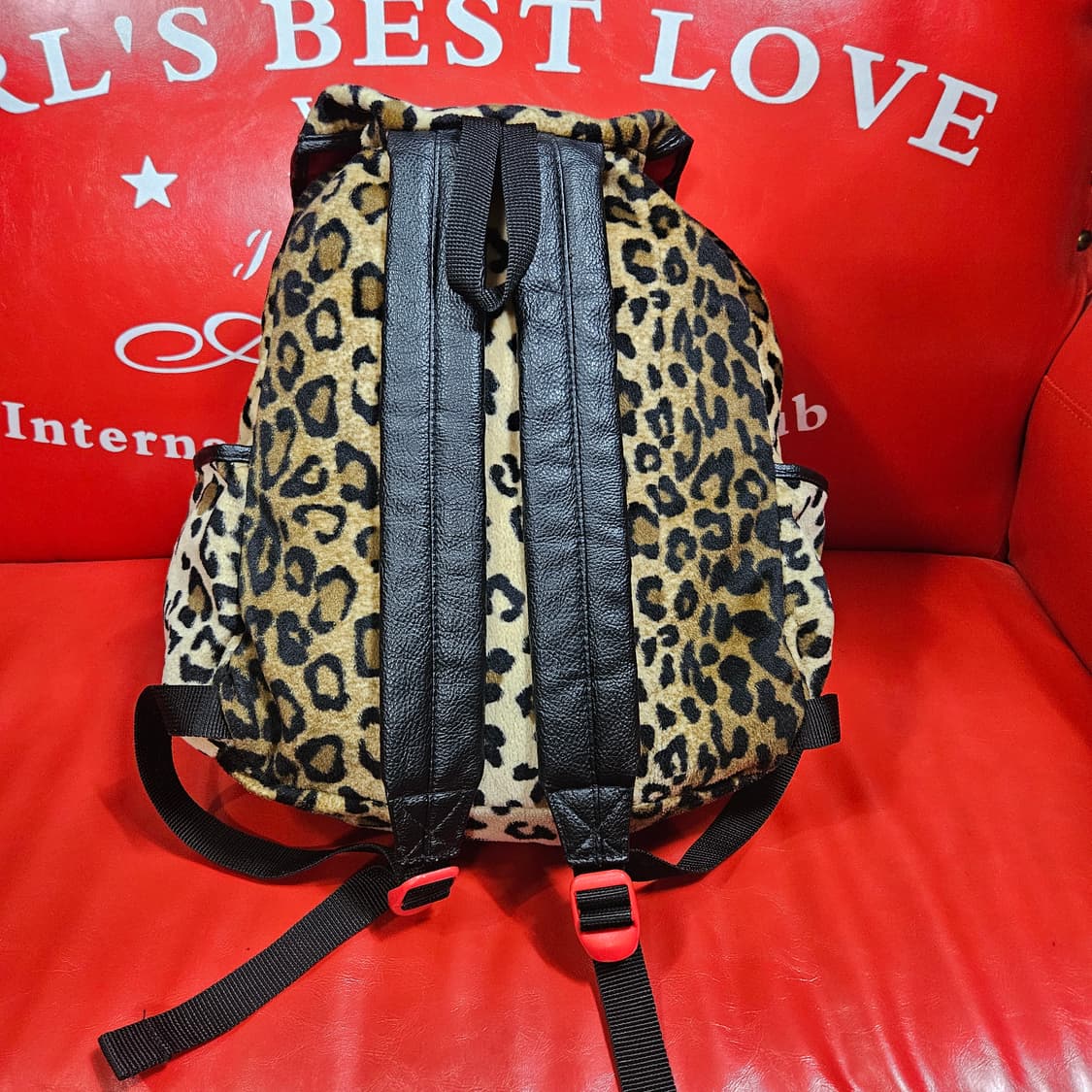 잔스포츠 레오파드 Y2k 호피 복조리 유니크 백팩 Free 상품이미지2
