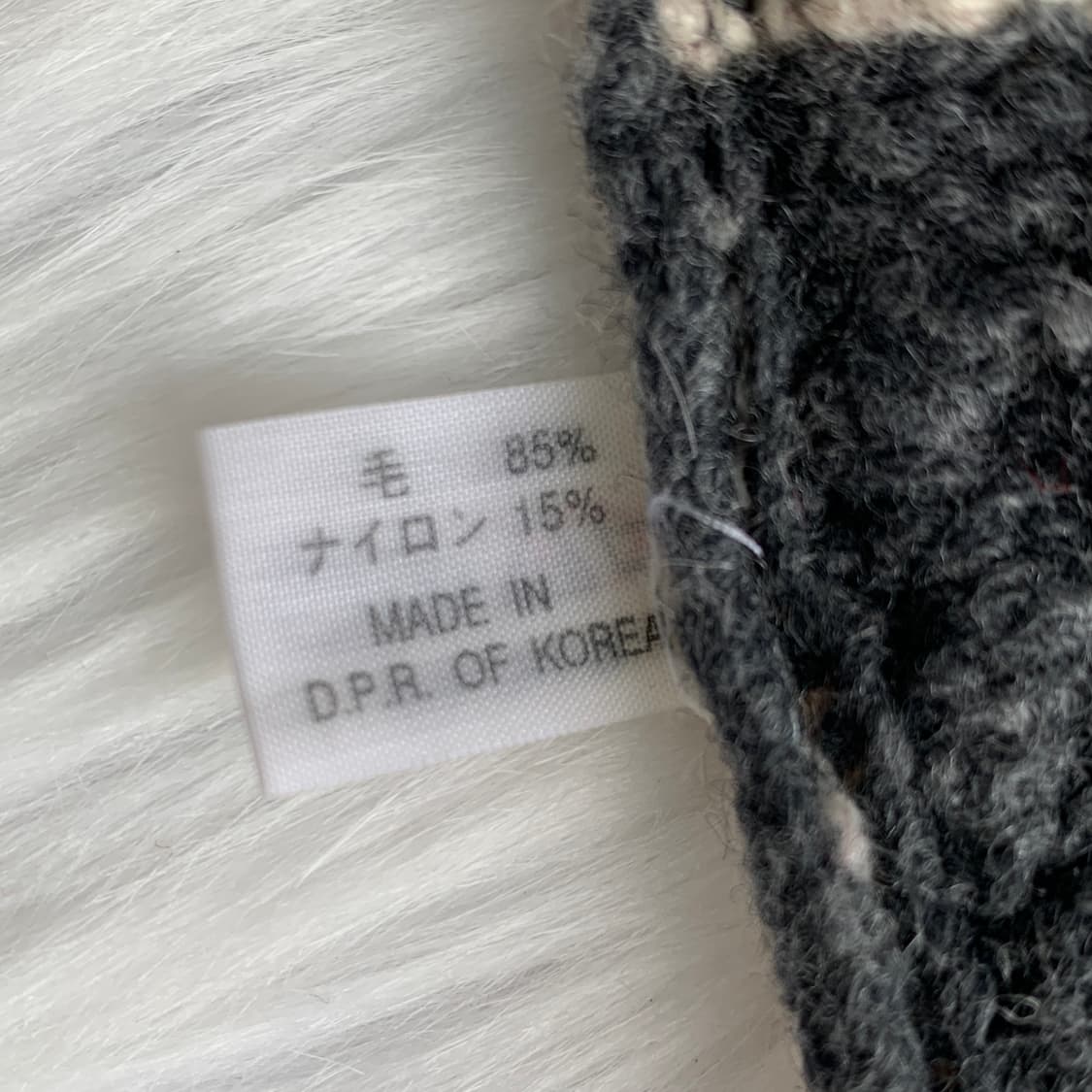 빈티지 bleuazur 패치워크 멀티 패턴 폴라 니트 1767 상품이미지8