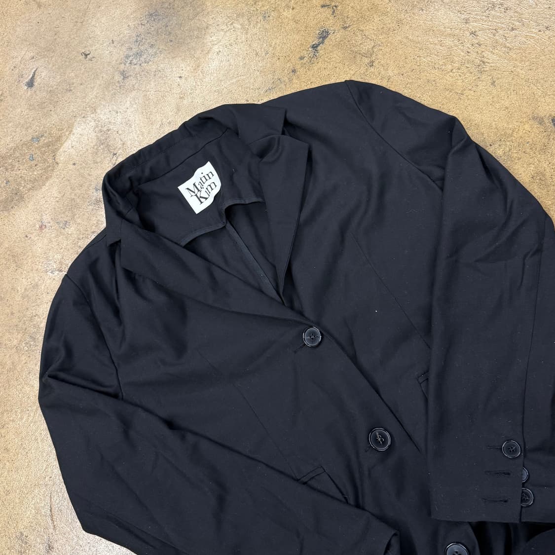 [정품] 마뗑킴 블랙 블레이저 자켓 b18 상품이미지1