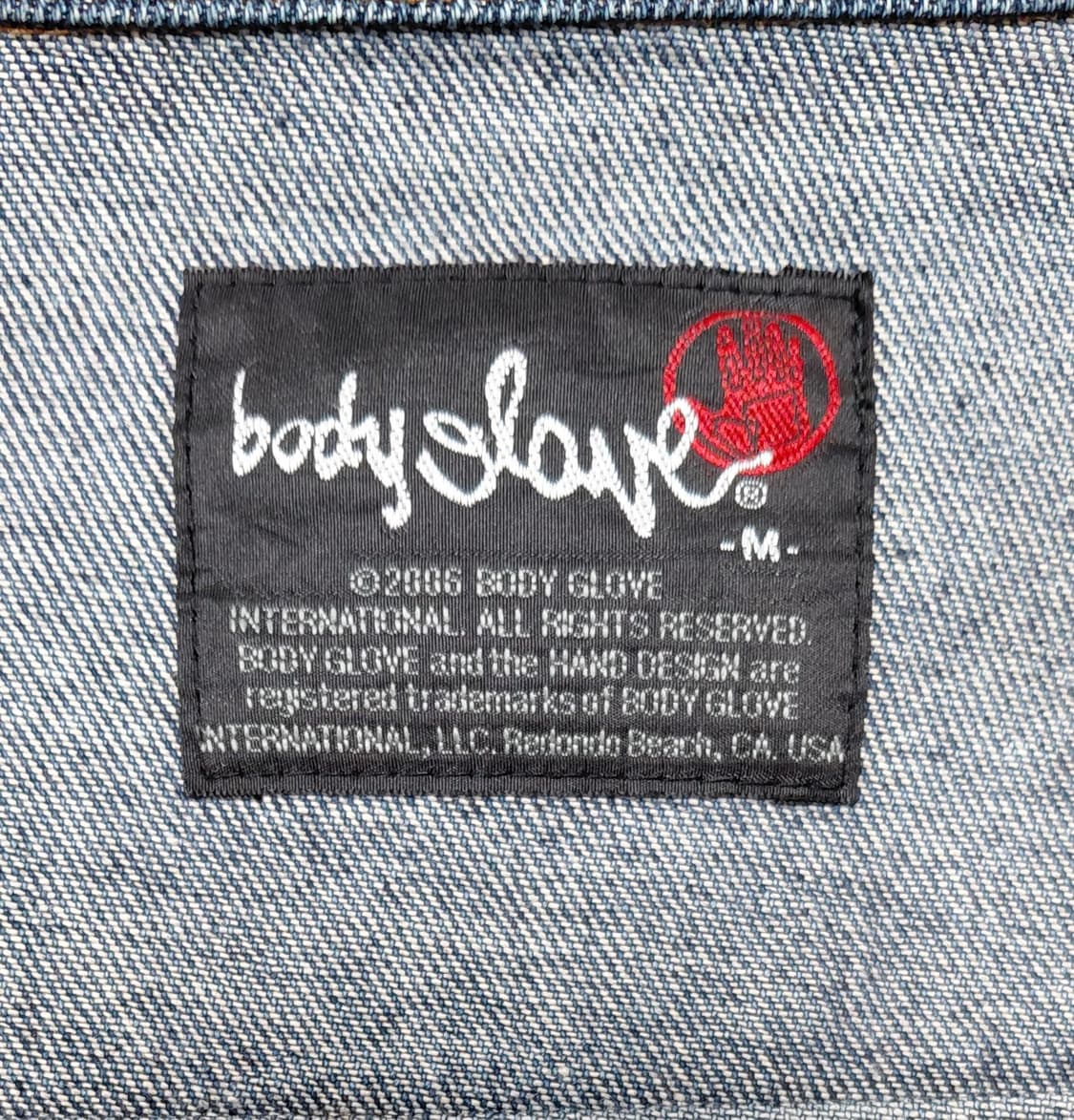 [M] 바디글로브 빈티지 캘리포니아 빅로고 데님 자켓 상품이미지5