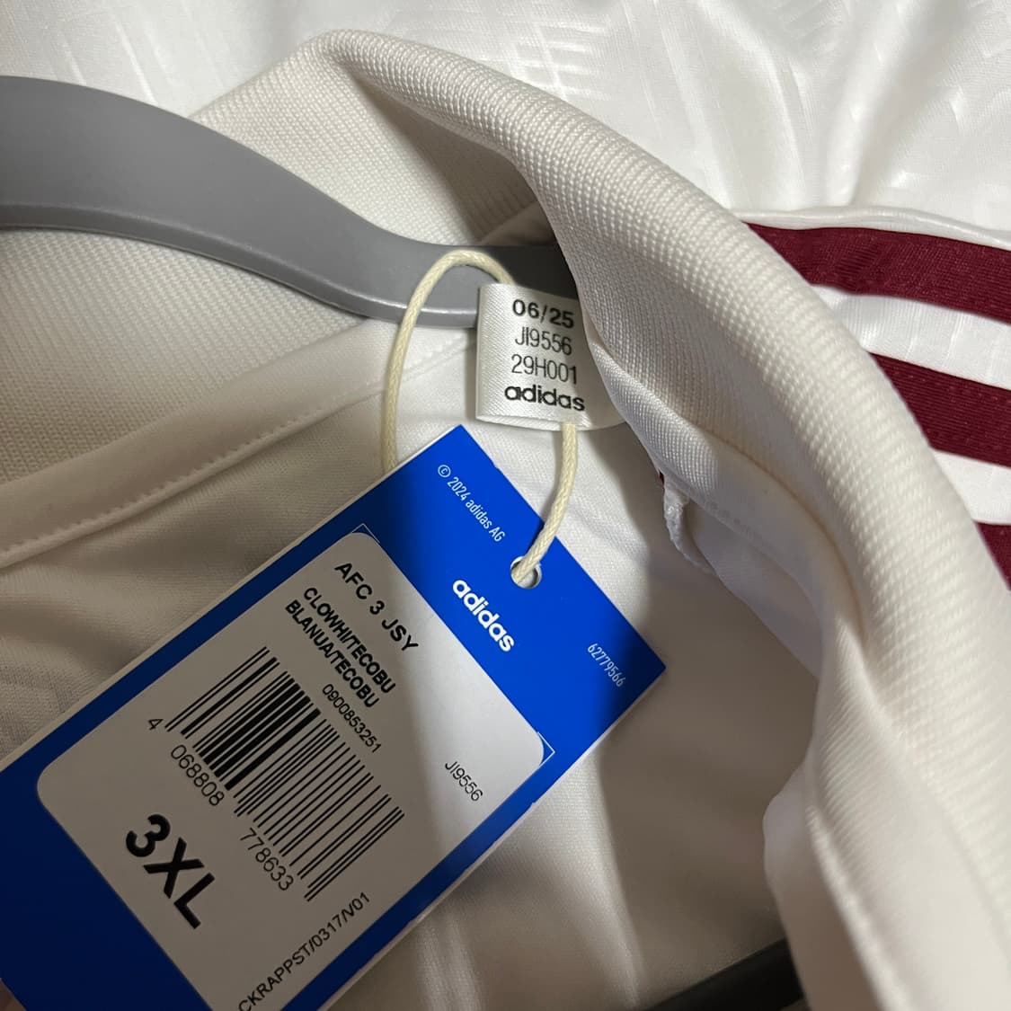 아디다스 아스날 25/26 써드 국내 3XL 상품이미지3