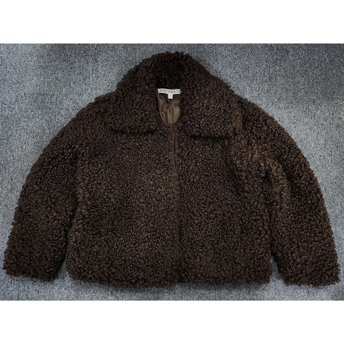 파르티멘토 와이드 카라 플러피 퍼 자켓 F 상품이미지1