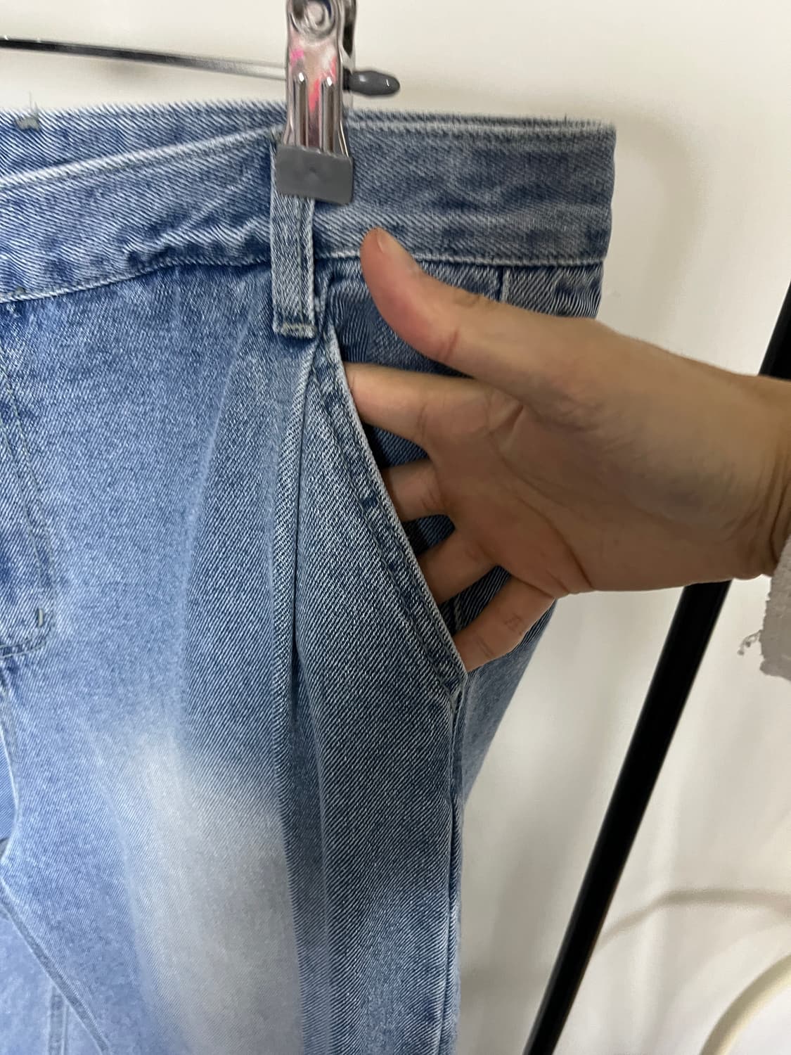 핀턱 와이드 데님M 상품이미지6