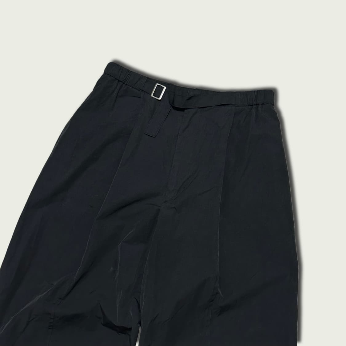 아모멘토 벨티드 턱 밴딩 팬츠 상품이미지2