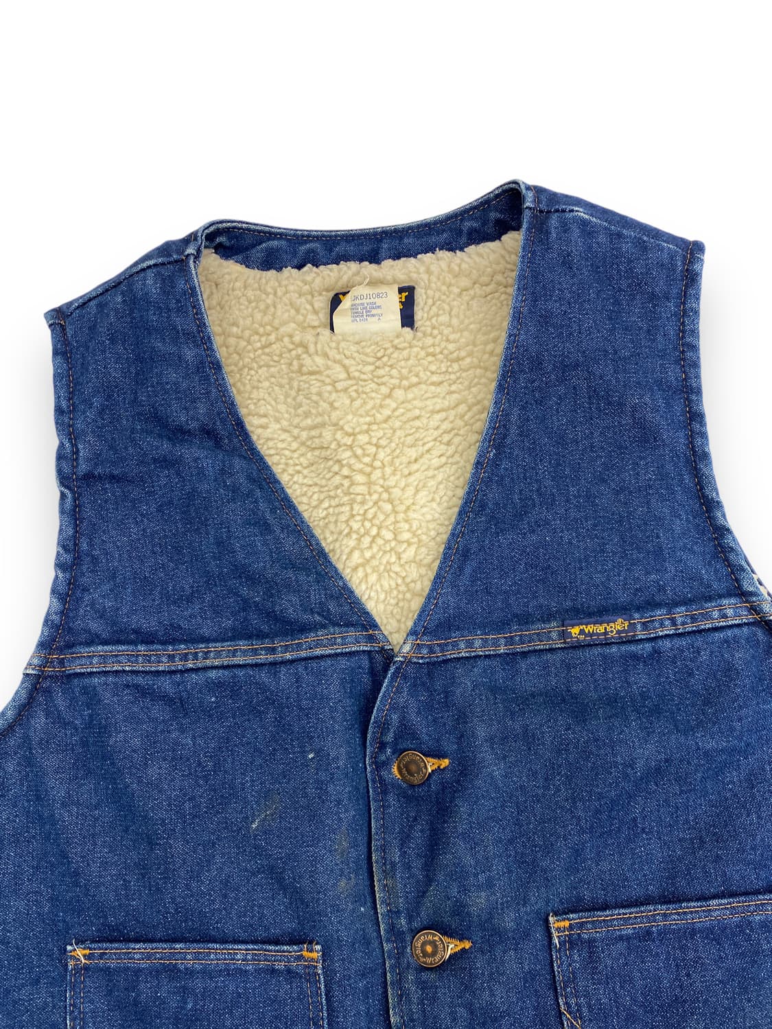 7-80’s 랭글러 데님 쉐르파 베스트 상품이미지2