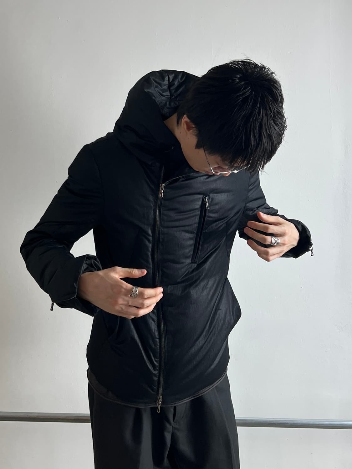 Kazuyuki Kumagai Attachment 후드 다운 자켓 상품이미지2