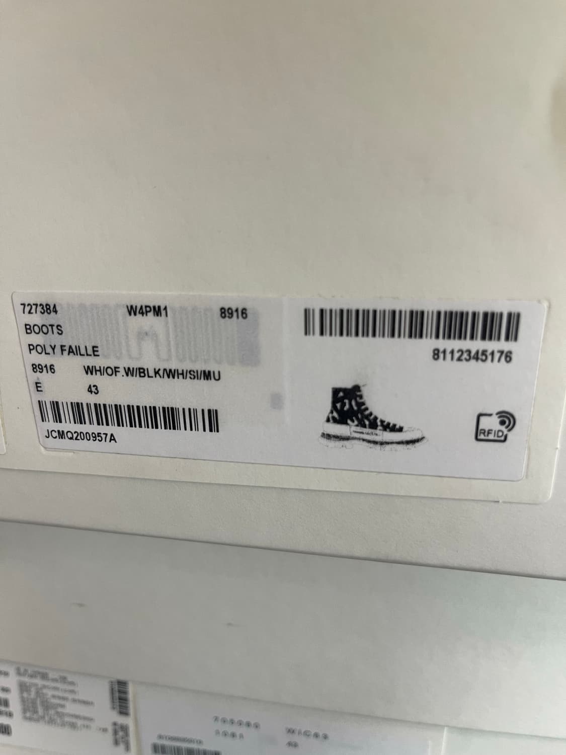 알렉산더맥퀸 오버솔 하이탑 스니커즈 상품이미지5