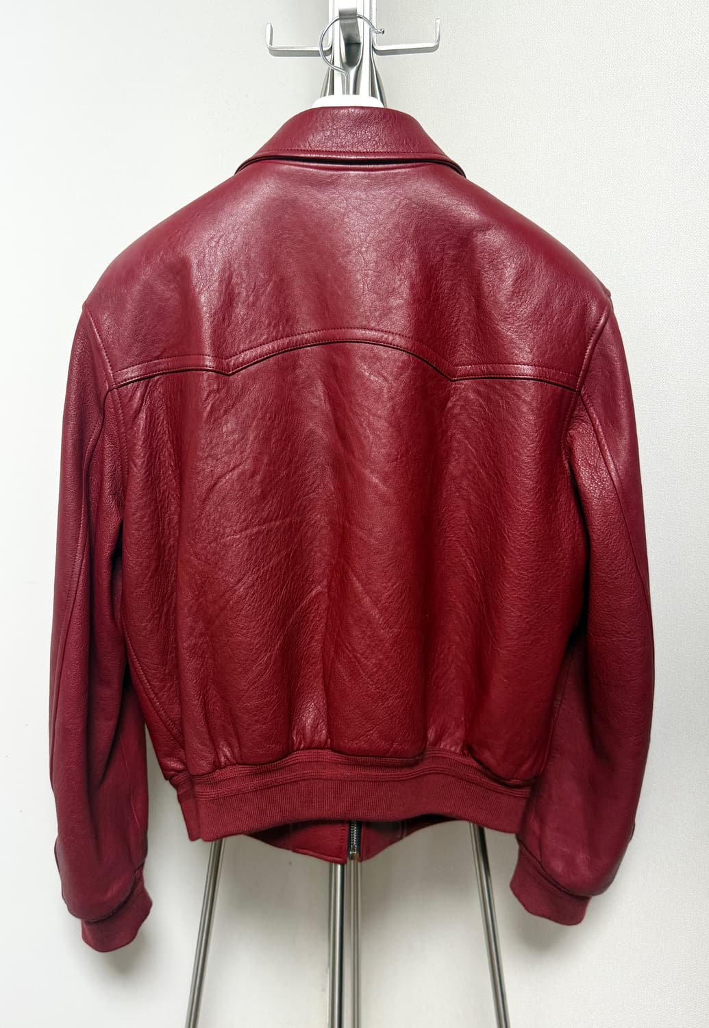 렉토 시그니처 벤 21 빈티지 레드 점퍼 M 상품이미지10