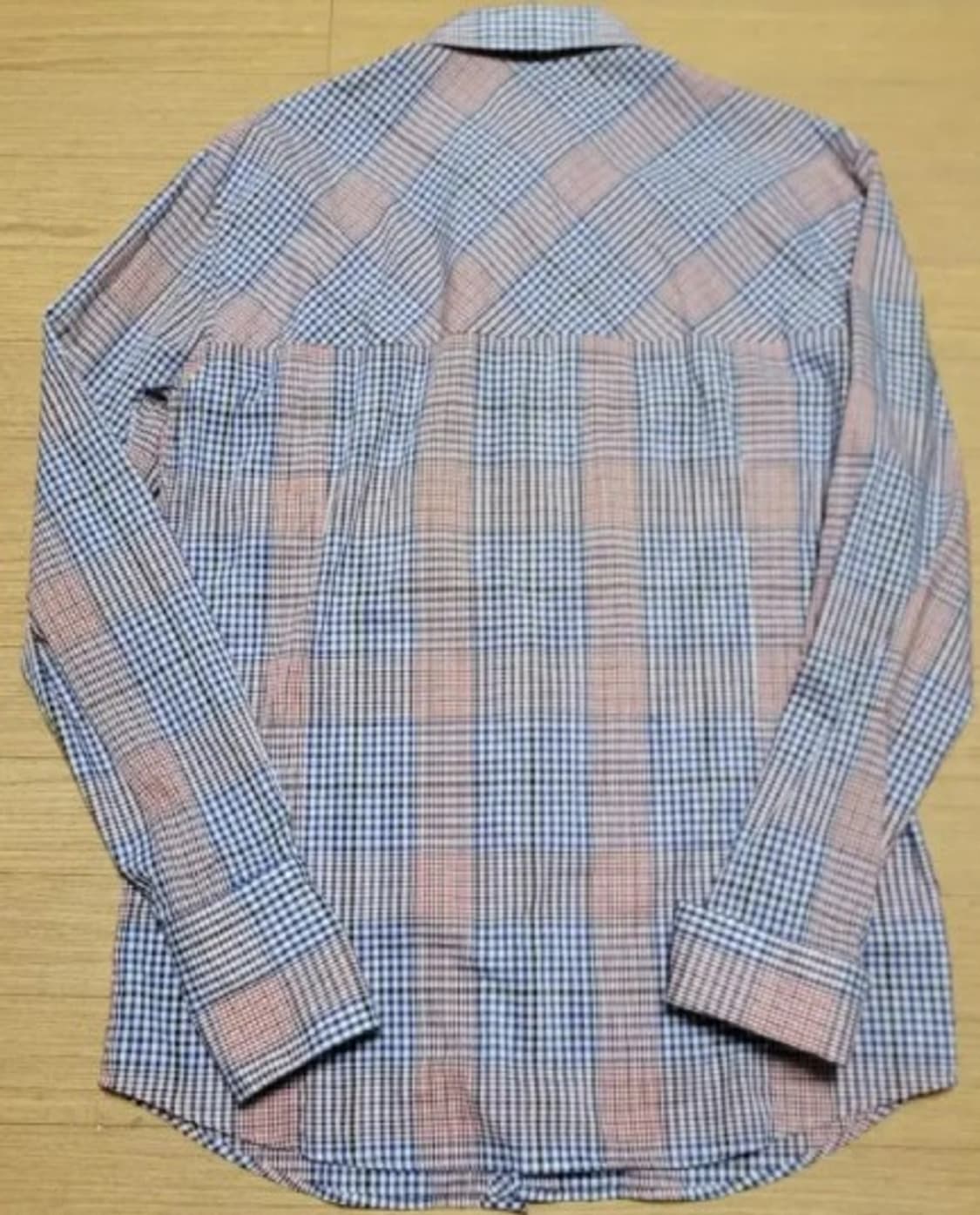 솔리드옴므 남성 체크긴팔셔츠 110 상품이미지3