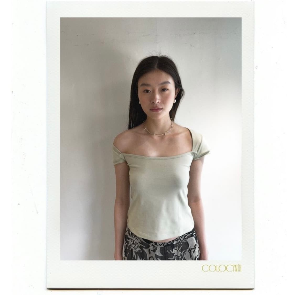 콜로신스 스퀘어 티셔츠 허니듀그린 상품이미지2