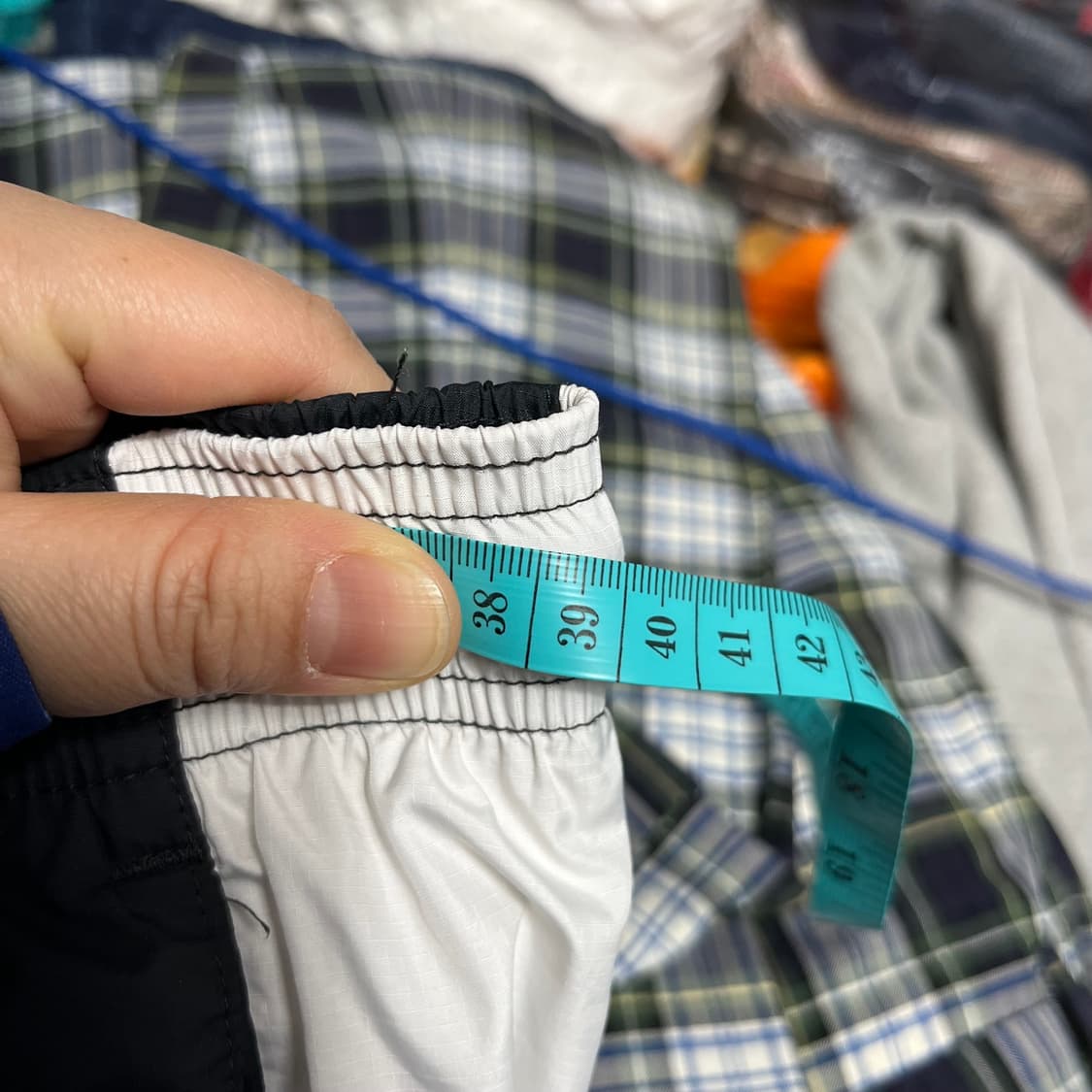 나이키 블랙/화이트 트레이닝 바지 L 상품이미지4