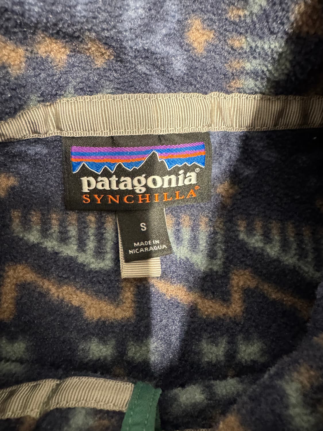 파타고니아 신칠라 스냅 티 풀 오버 와일드 루츠 네이비 그린 상품이미지4