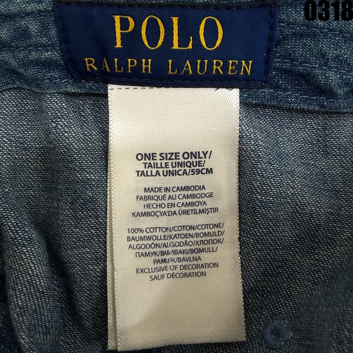 폴로 데님 볼캡 모자 0318 상품이미지6