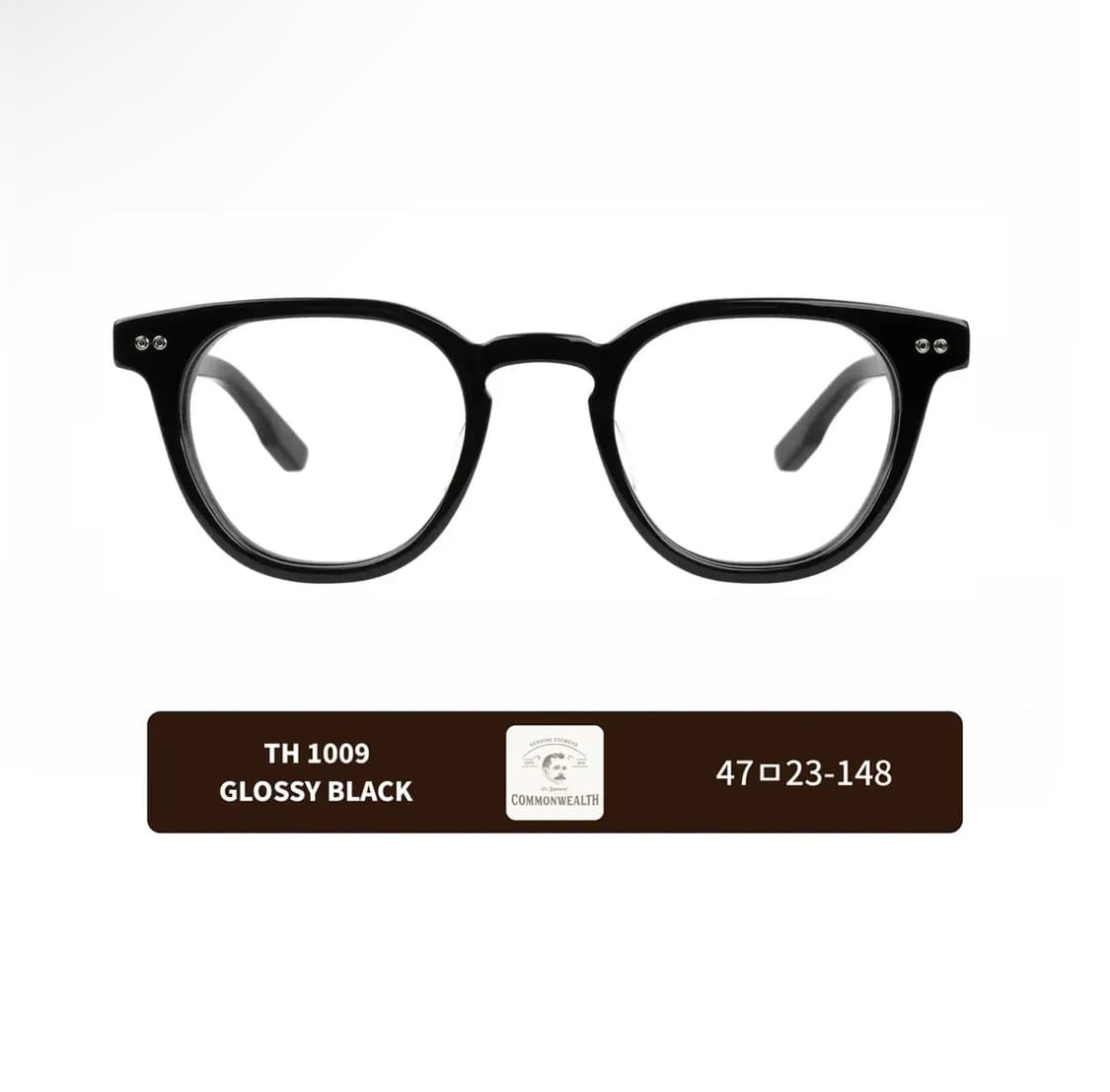 [블루라이트] 커먼웰스 th1009 검정 뿔테 안경 상품이미지1